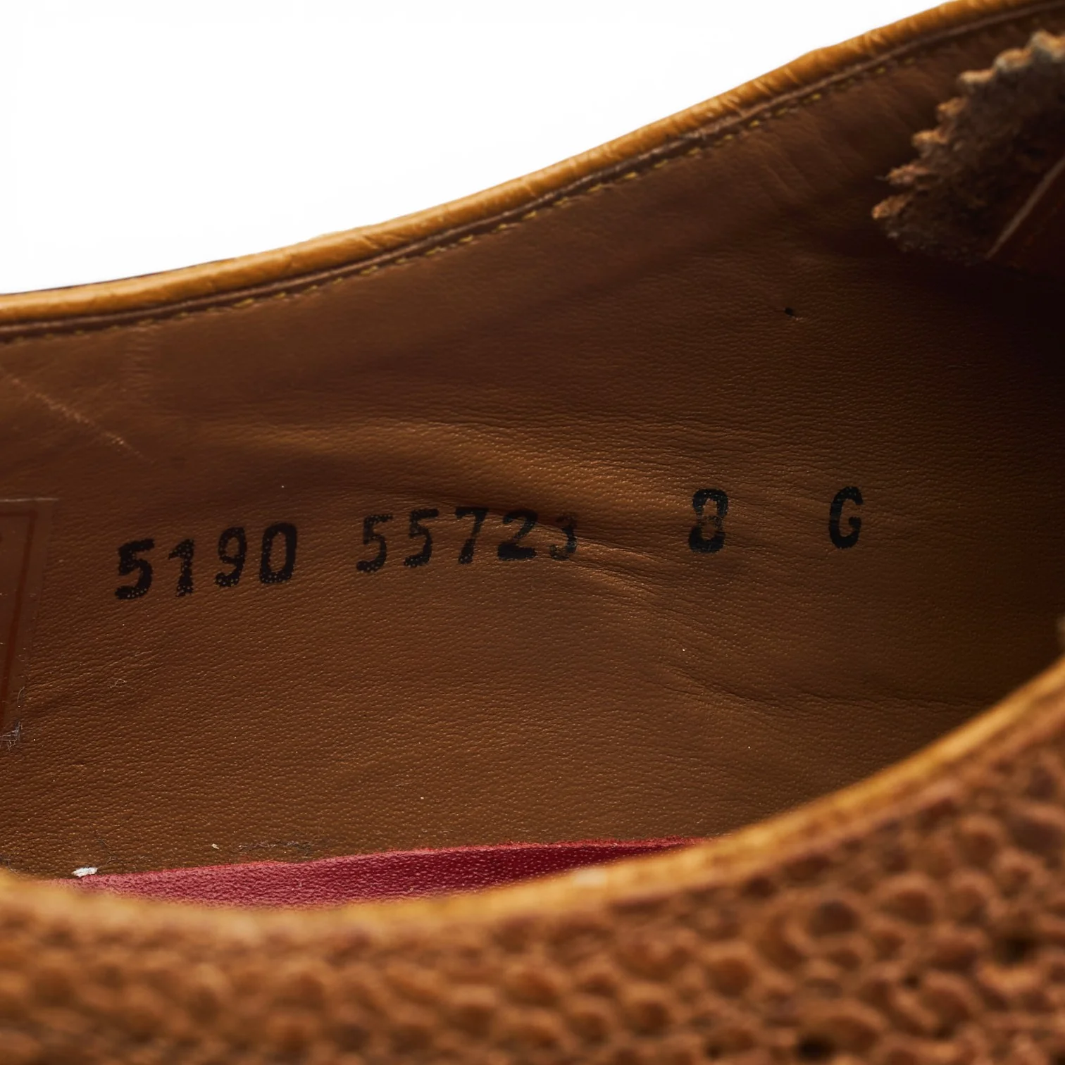 'Sid' Snuff Brown Suede Derby Brogues UK 8 G - Image 7