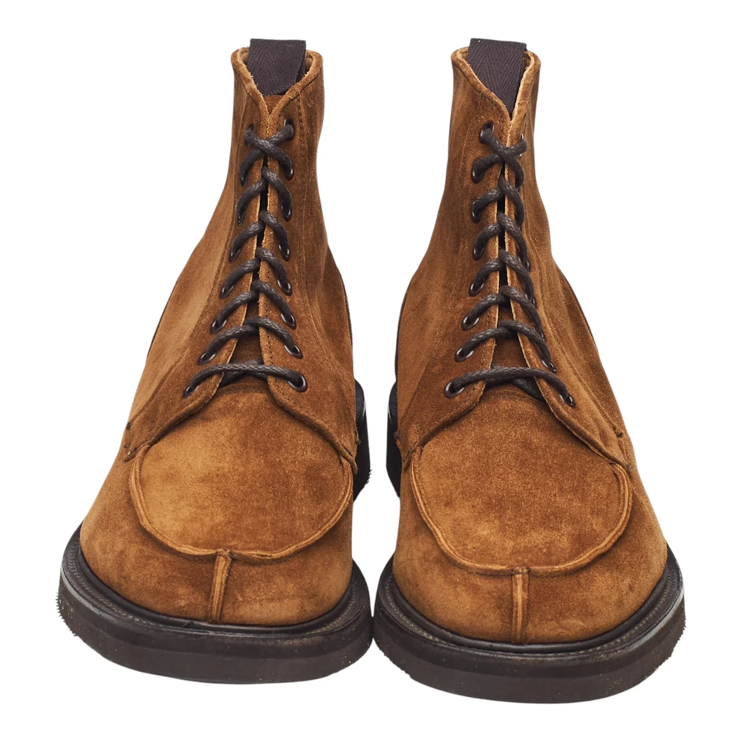 Snuff Brown Suede Split Toe Boots UK 7 - Image 2