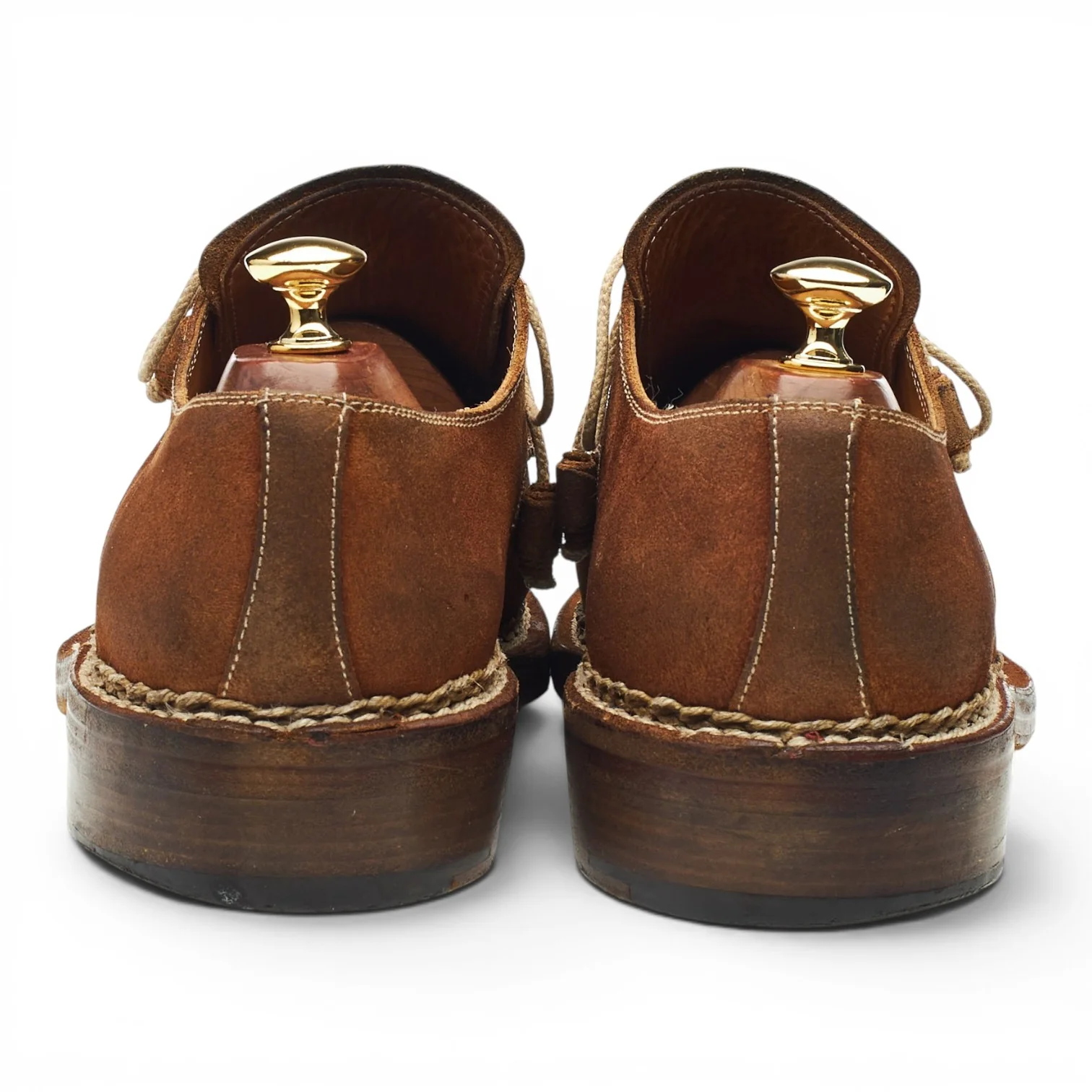 Snuff Brown Suede Split Toe Derby UK 9.5 US 10 - Image 4