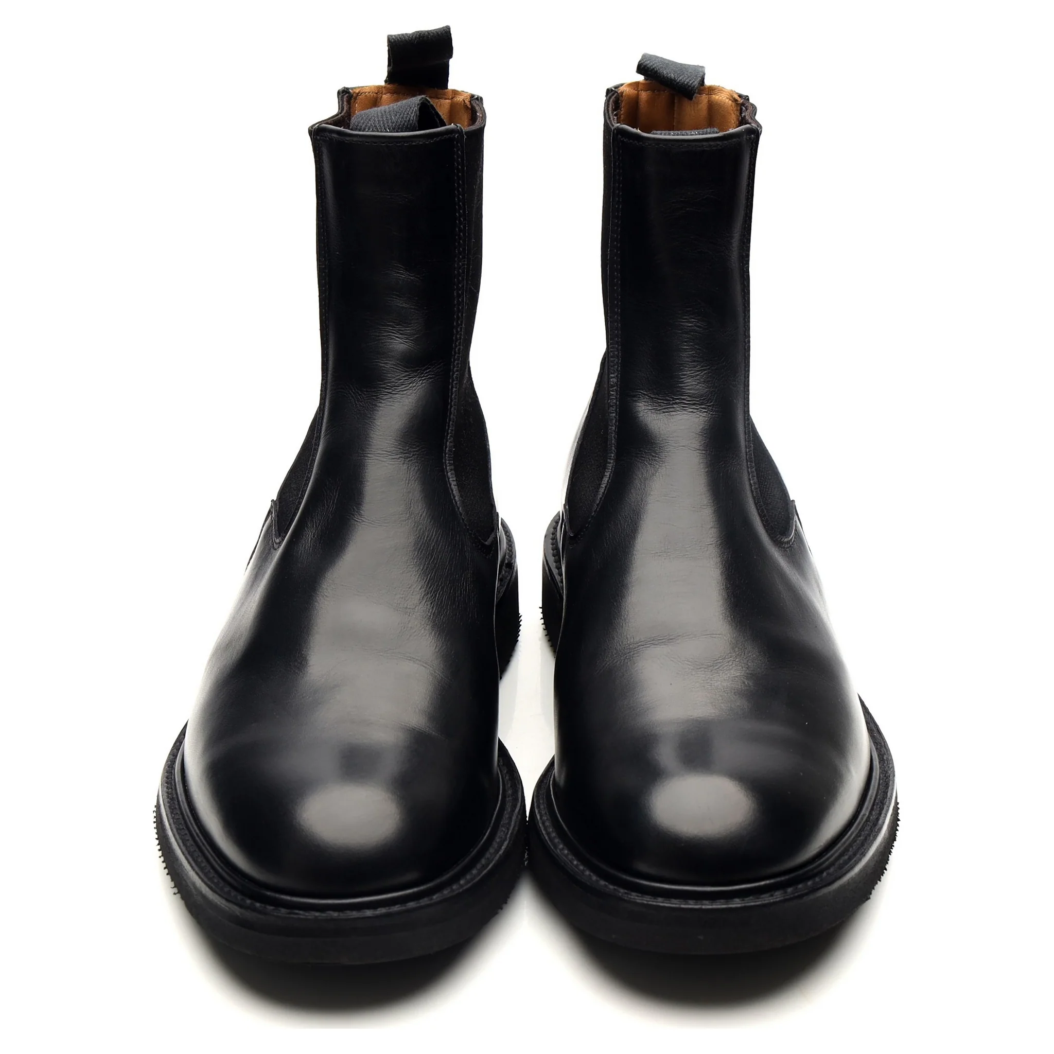 'Stephen' Black Leather Chelsea Boots UK 9 - Image 9