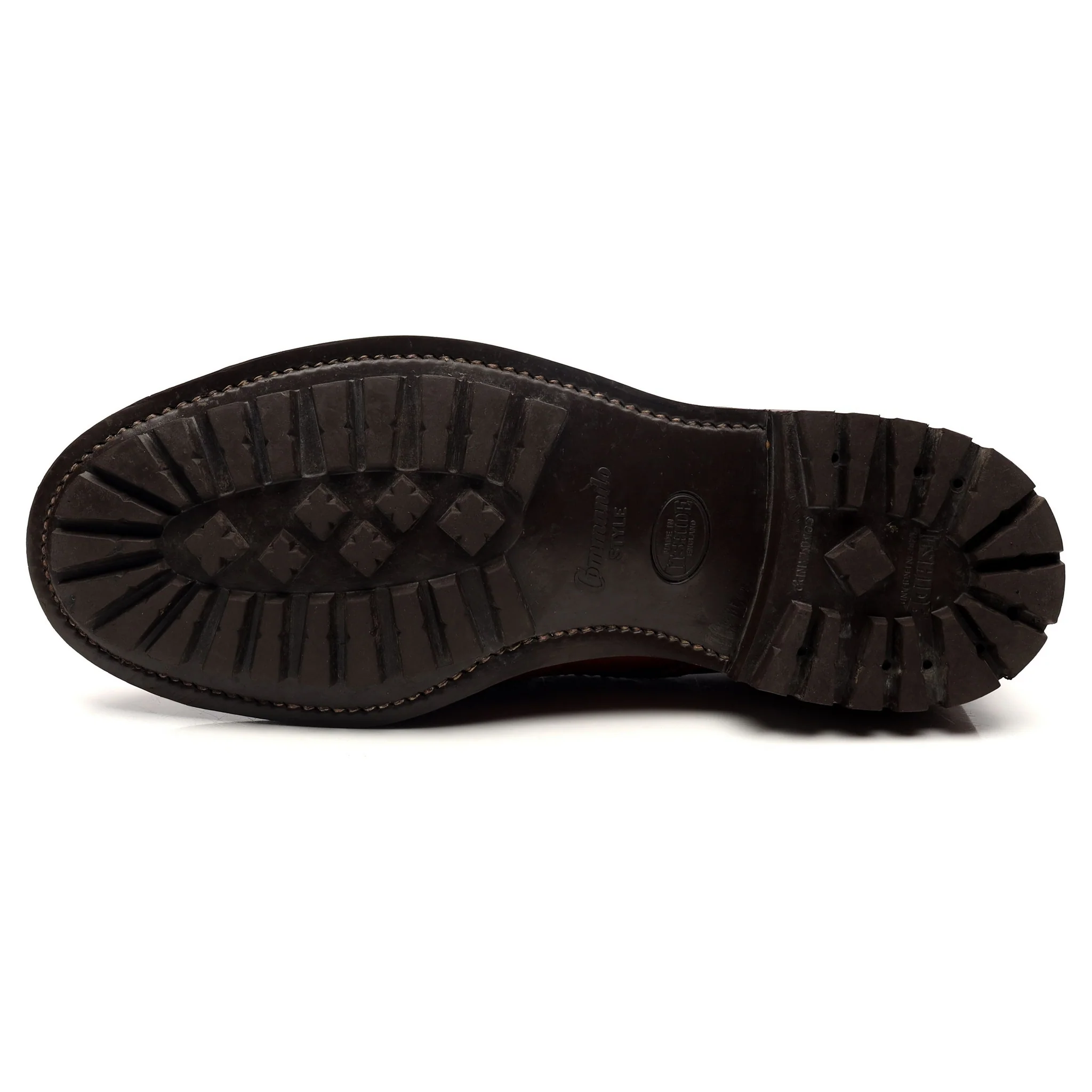 'Stirling' Brown Leather Derby Brogues UK 9 FX - Image 10