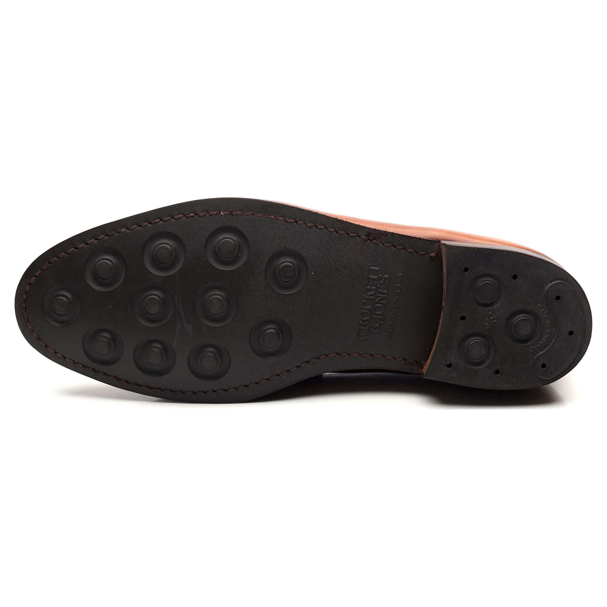 'Stoke' Tan Brown Leather Penny Loafers UK 9 EE - Image 10