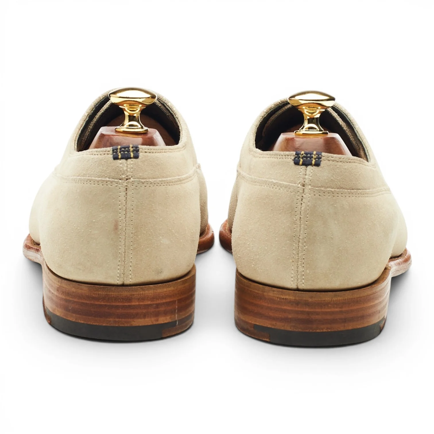 Gieves & Hawkes Stone Suede Oxford UK 9 EE - Image 4
