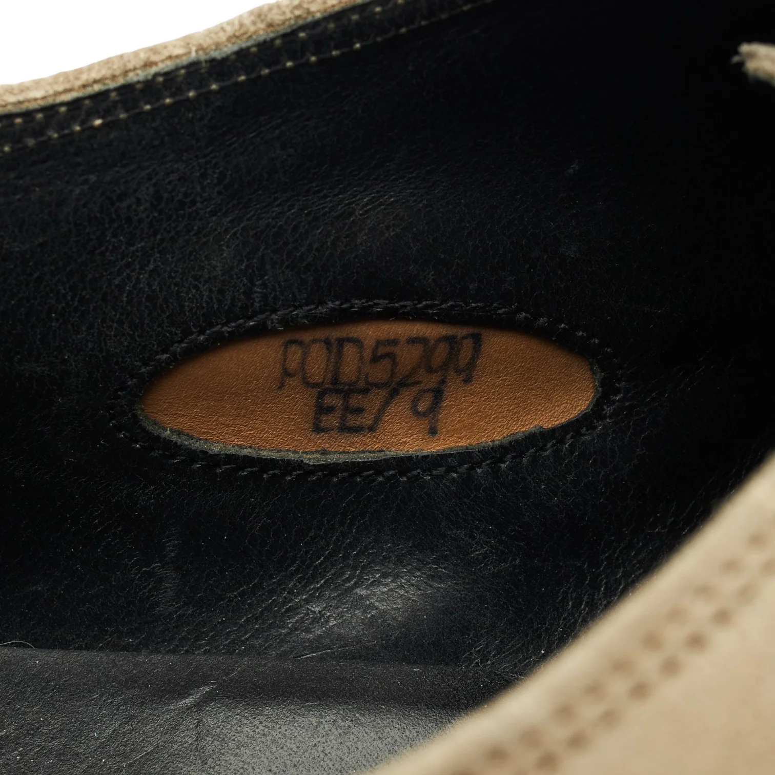 Gieves & Hawkes Stone Suede Oxford UK 9 EE - Image 7