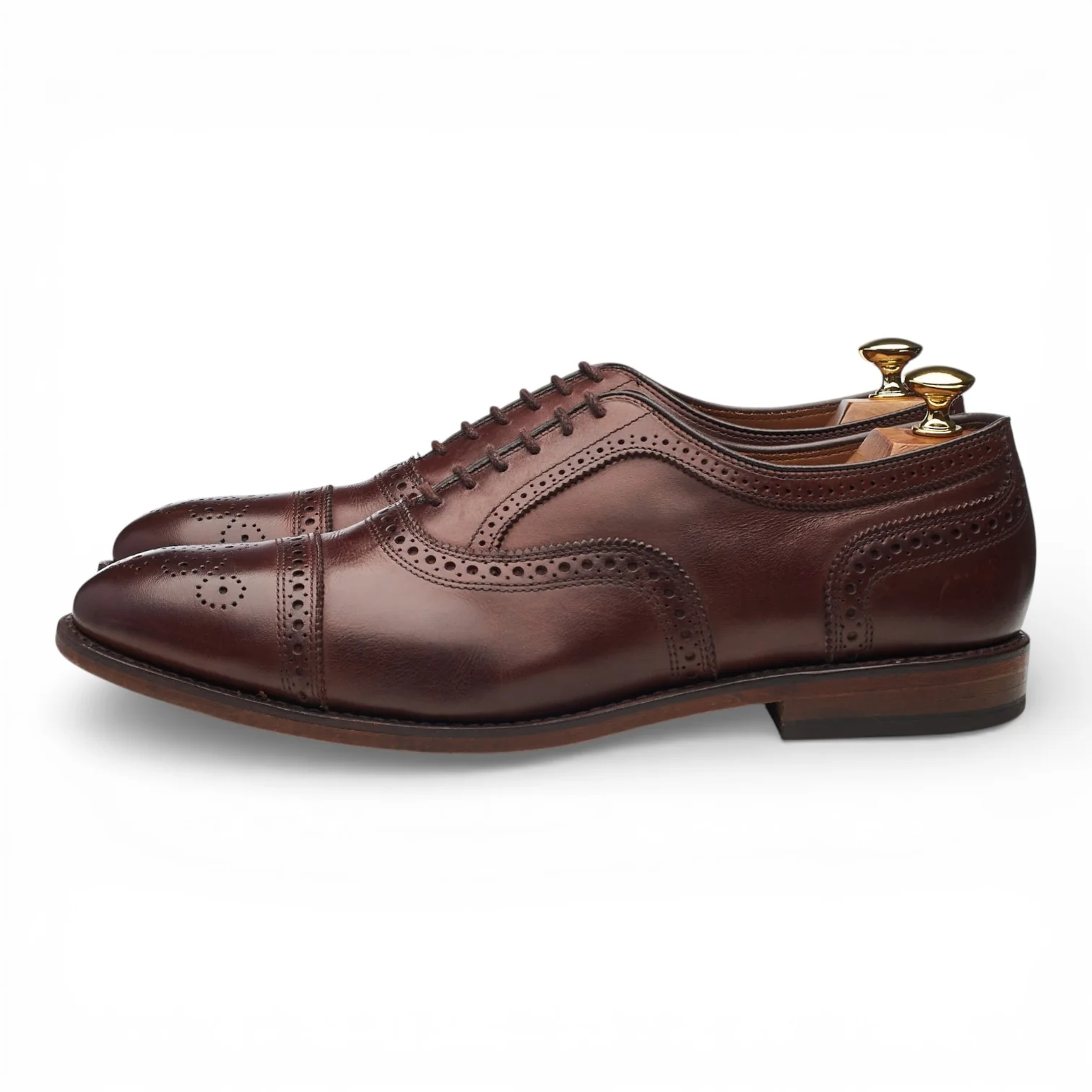 'Strand' Dark Brown Leather Oxford Brogues UK 9.5 US 10.5 D - Image 3