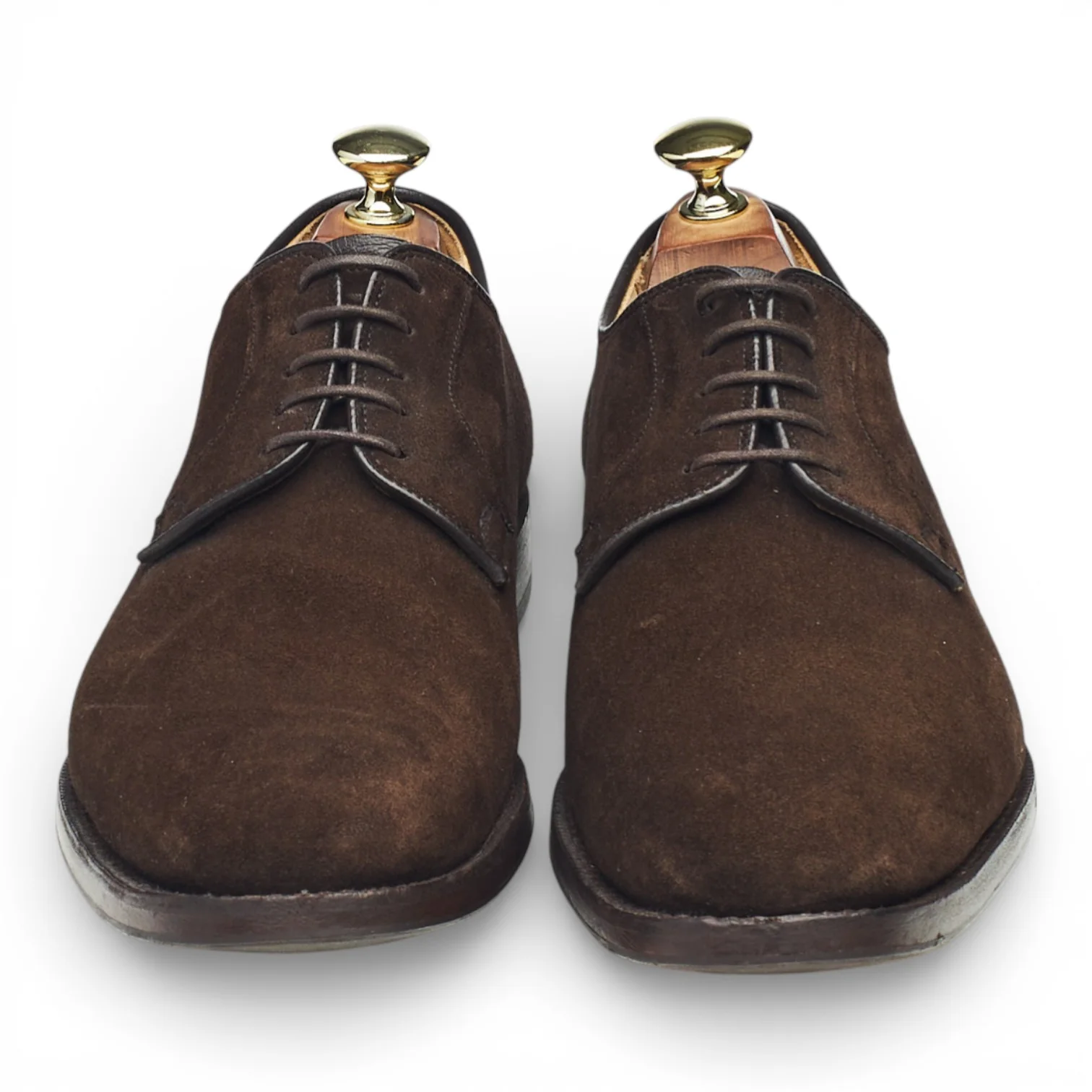 'Stratton' Dark Brown Suede Derby UK 7.5 F - Image 2