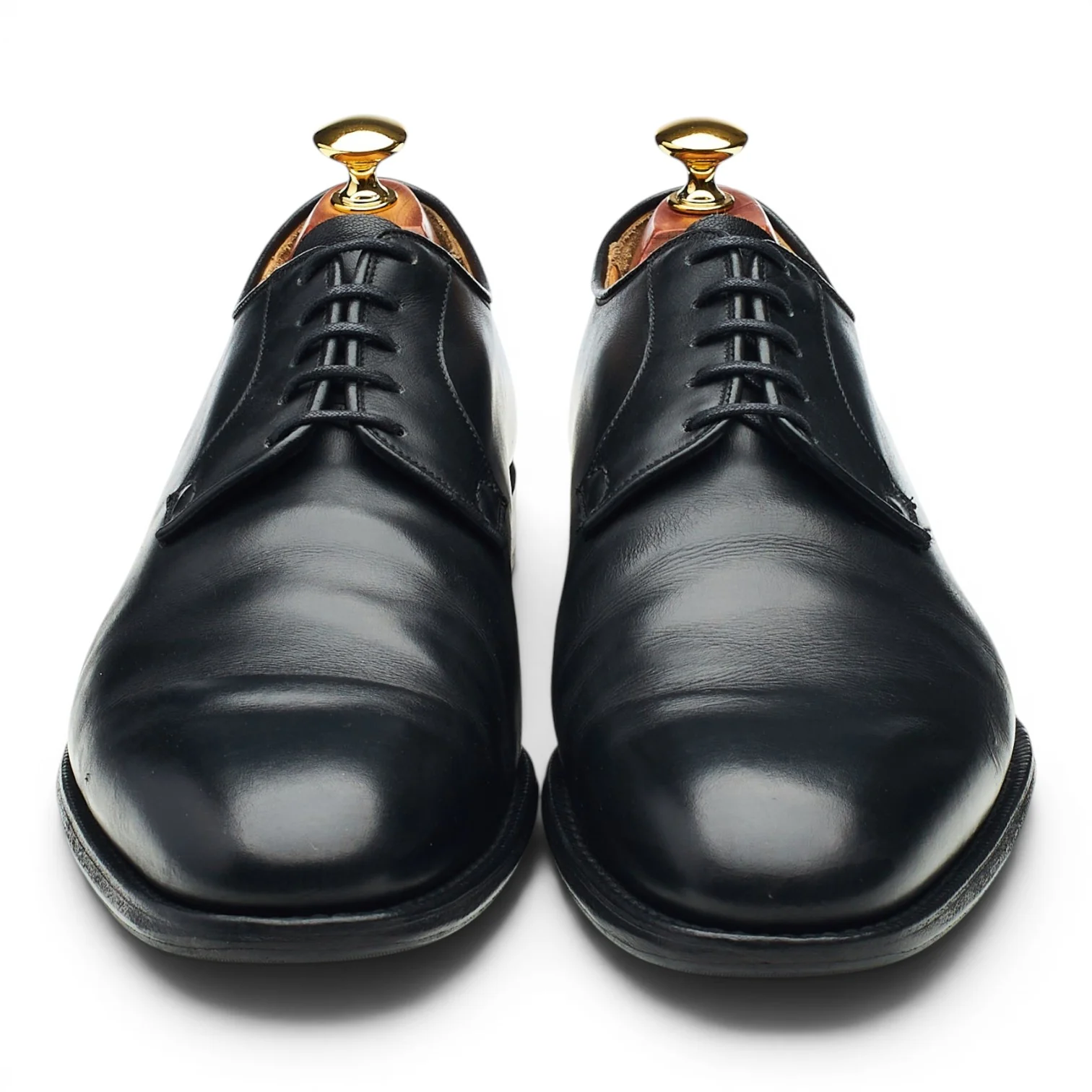 'Stratton' Black Leather Derby UK 8.5 G - Image 2