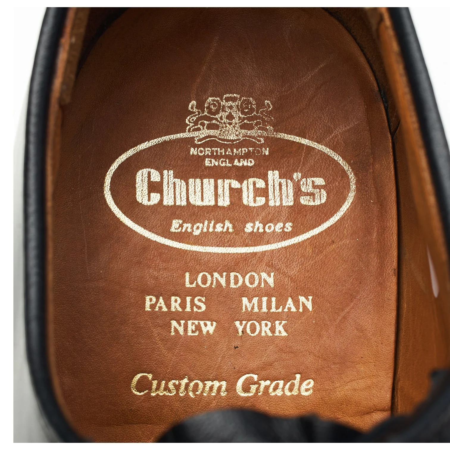 'Stratton' Black Leather Derby UK 8 G - Image 6