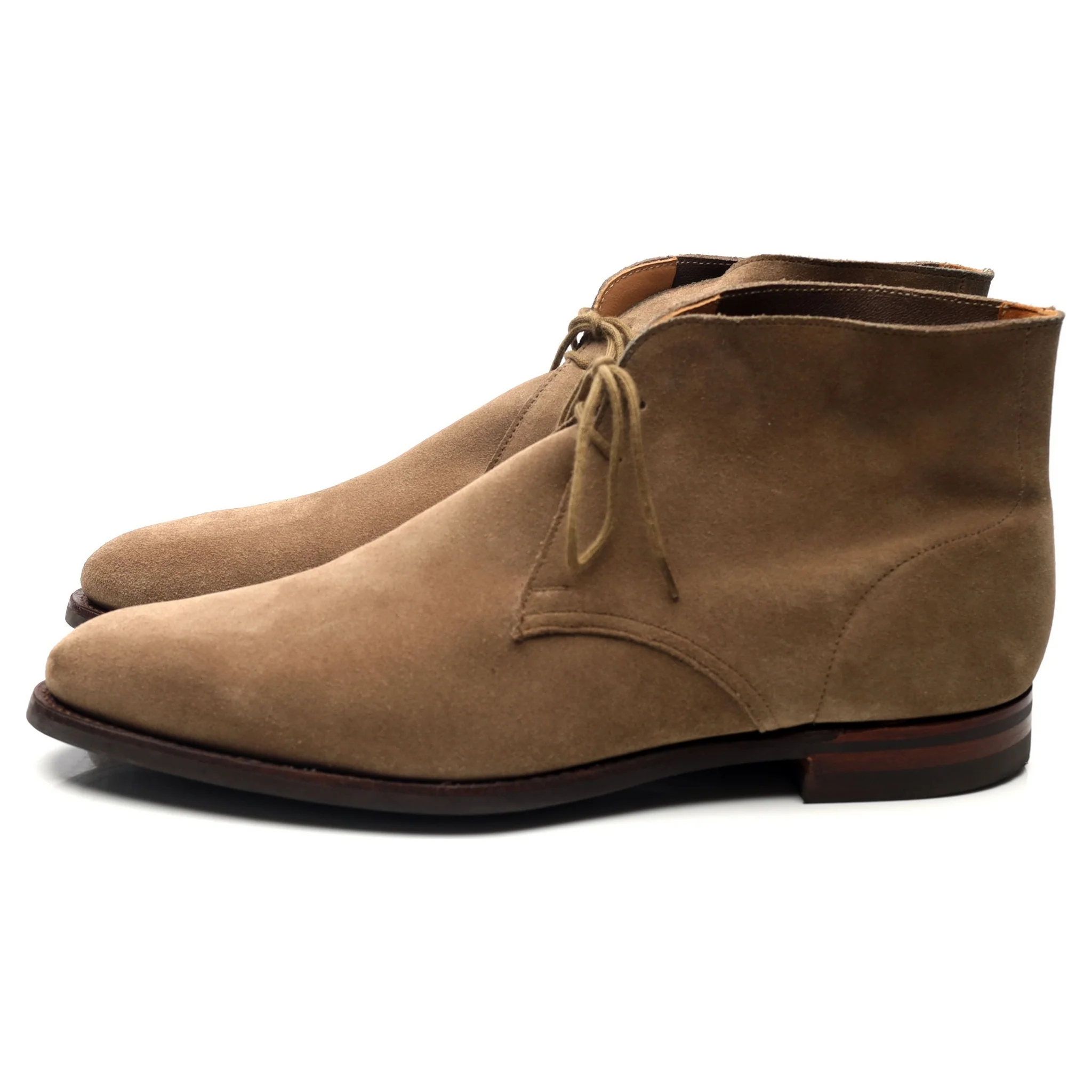 'Sulgrave' Stone Suede Chukka Boots UK 8.5 E - Image 2
