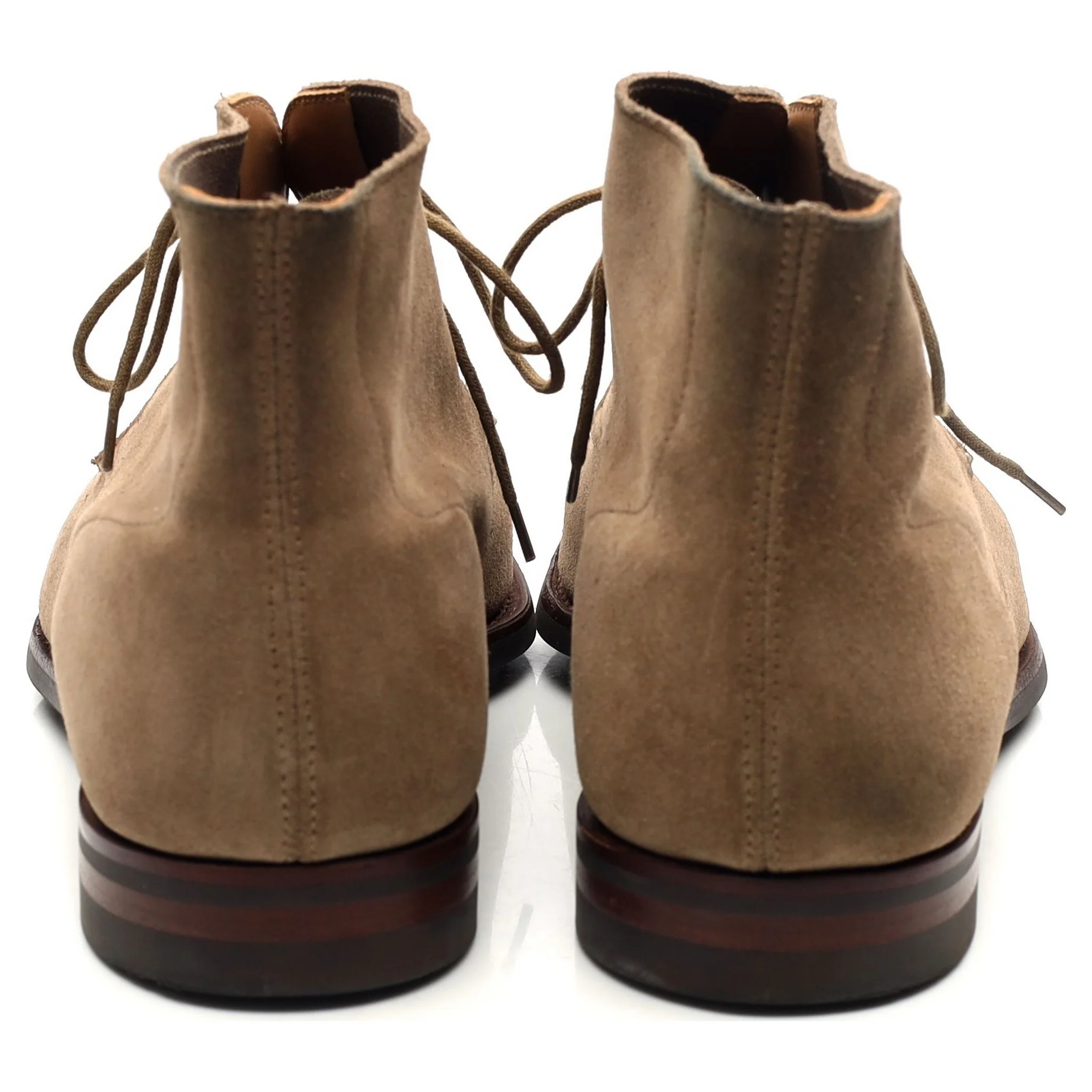 'Sulgrave' Stone Suede Chukka Boots UK 8.5 E - Image 4