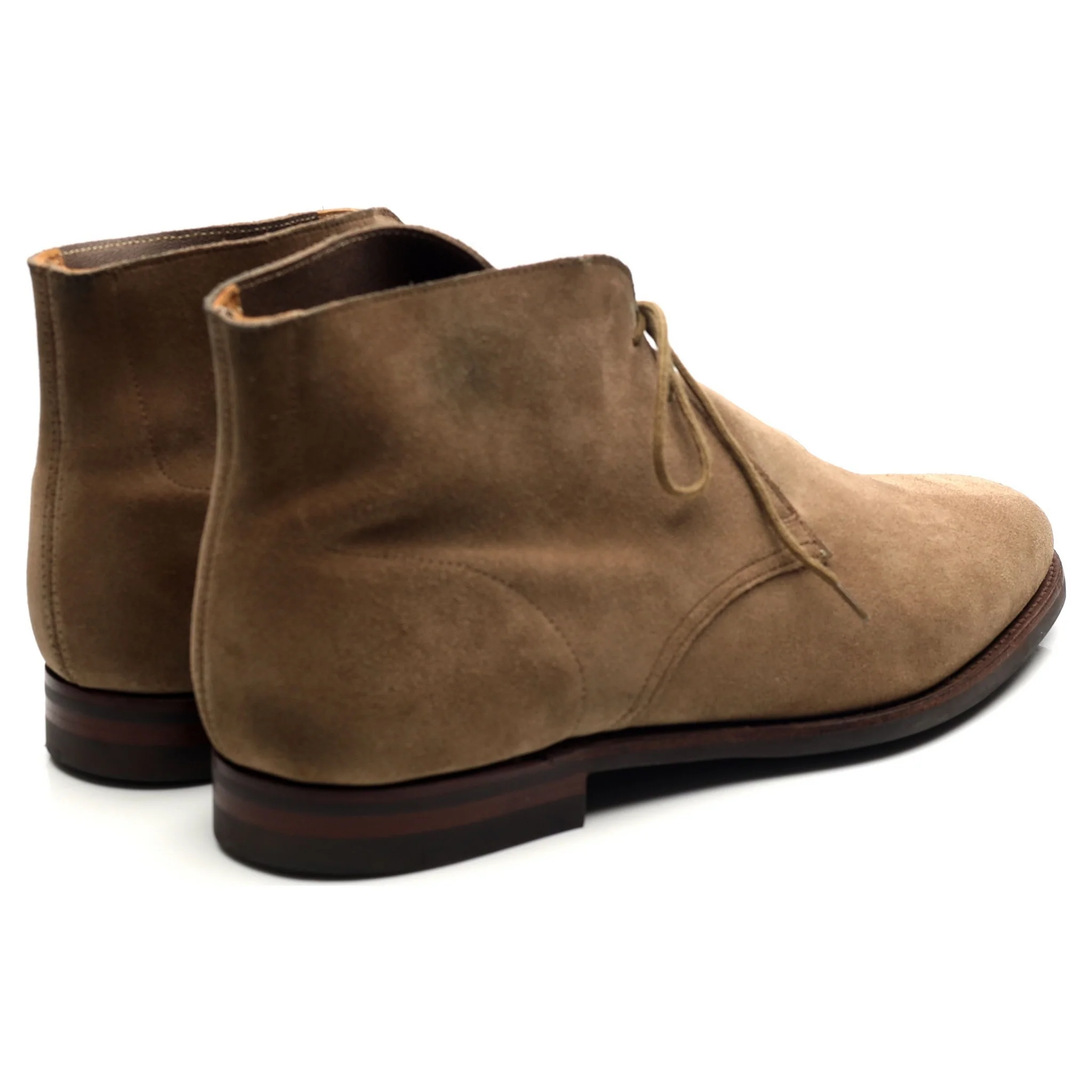 'Sulgrave' Stone Suede Chukka Boots UK 8.5 E - Image 5