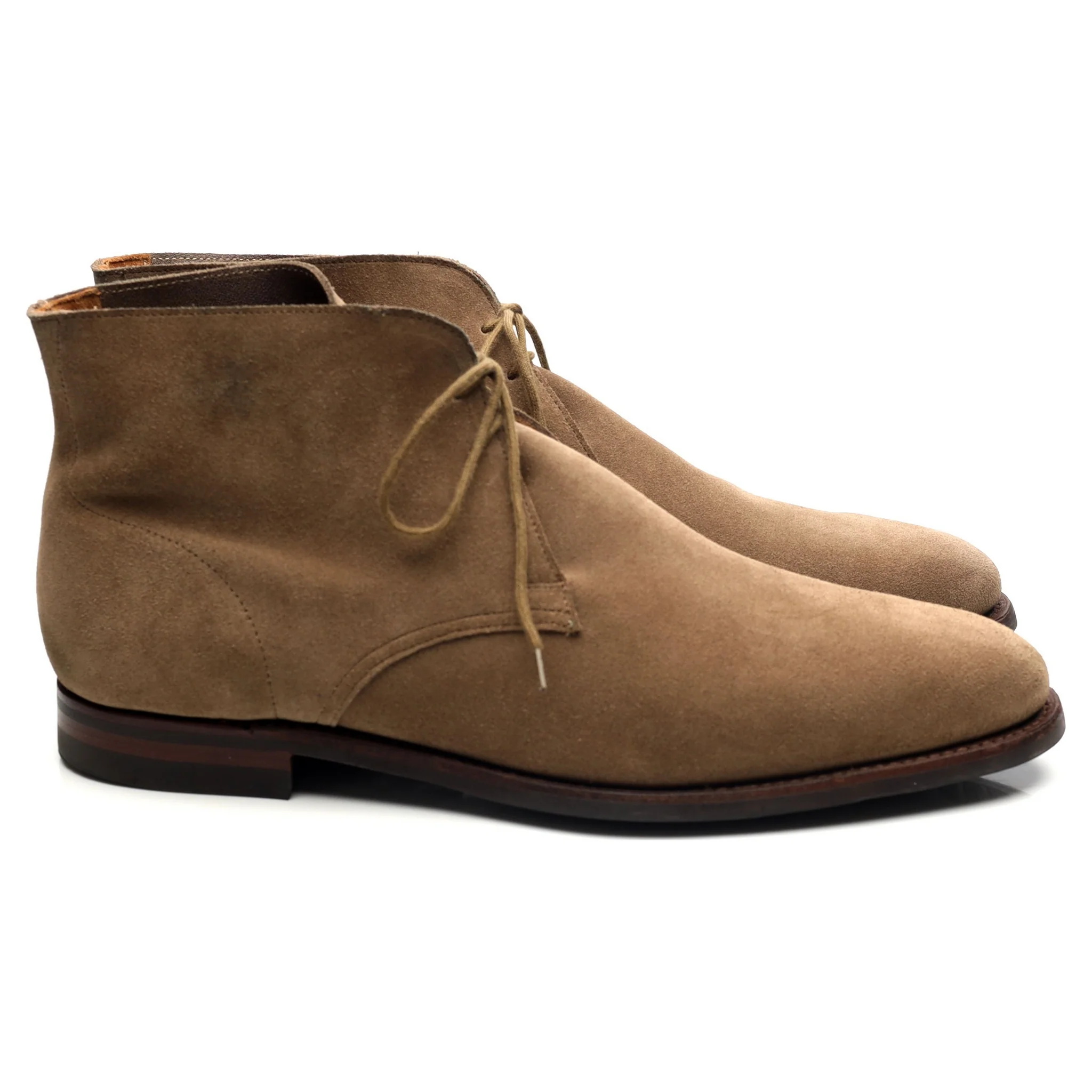 'Sulgrave' Stone Suede Chukka Boots UK 8.5 E - Image 6