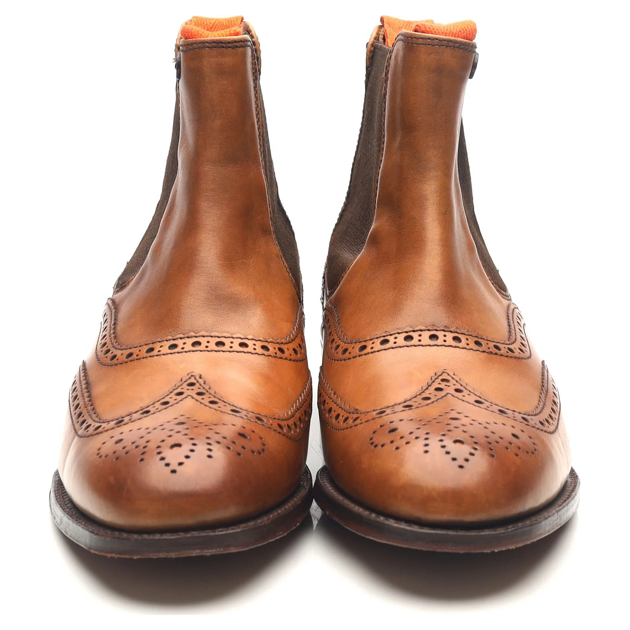 Women's Superdry Tan Brown Leather Chelsea Boots UK 4 D - Image 8