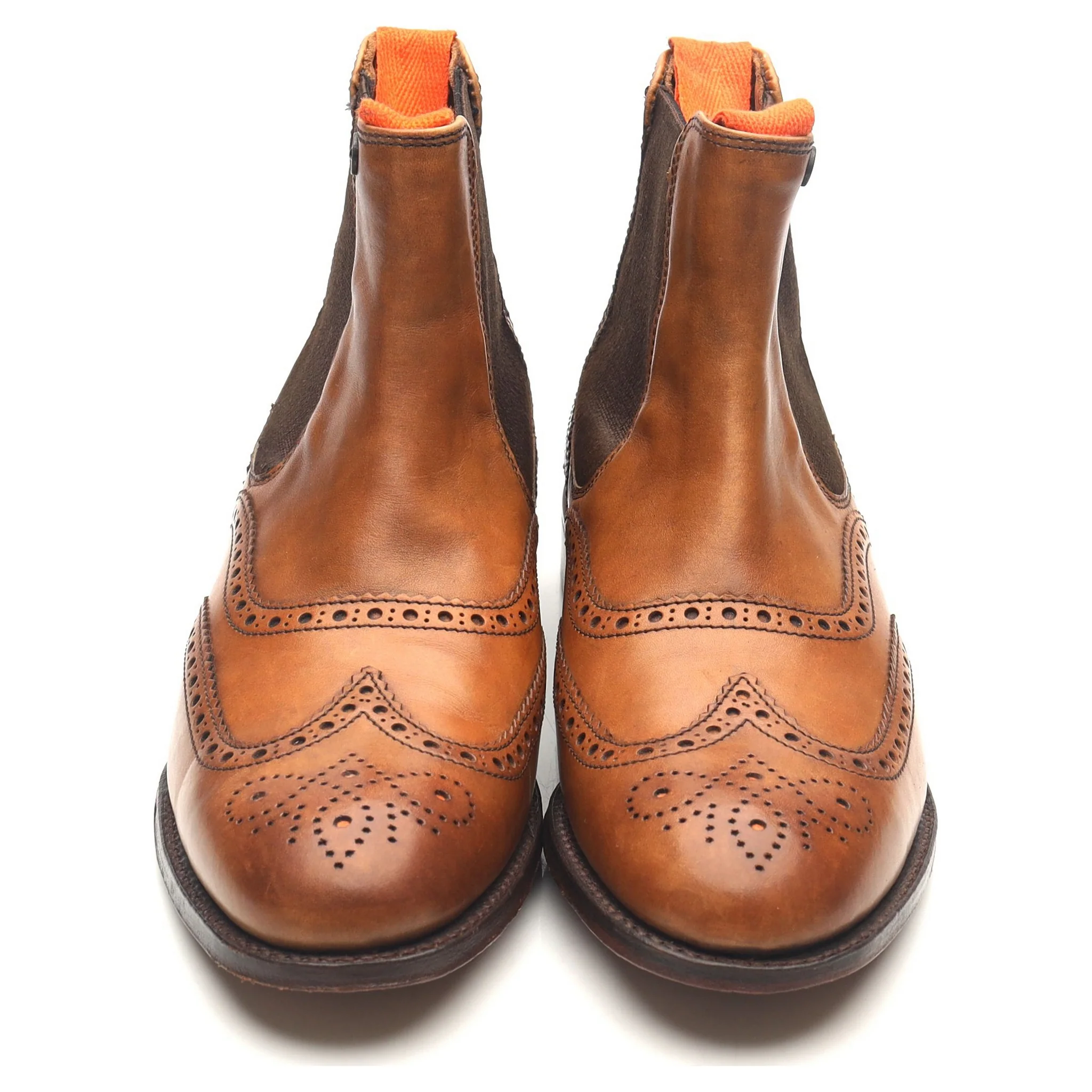 Women's Superdry Tan Brown Leather Chelsea Boots UK 4 D - Image 9