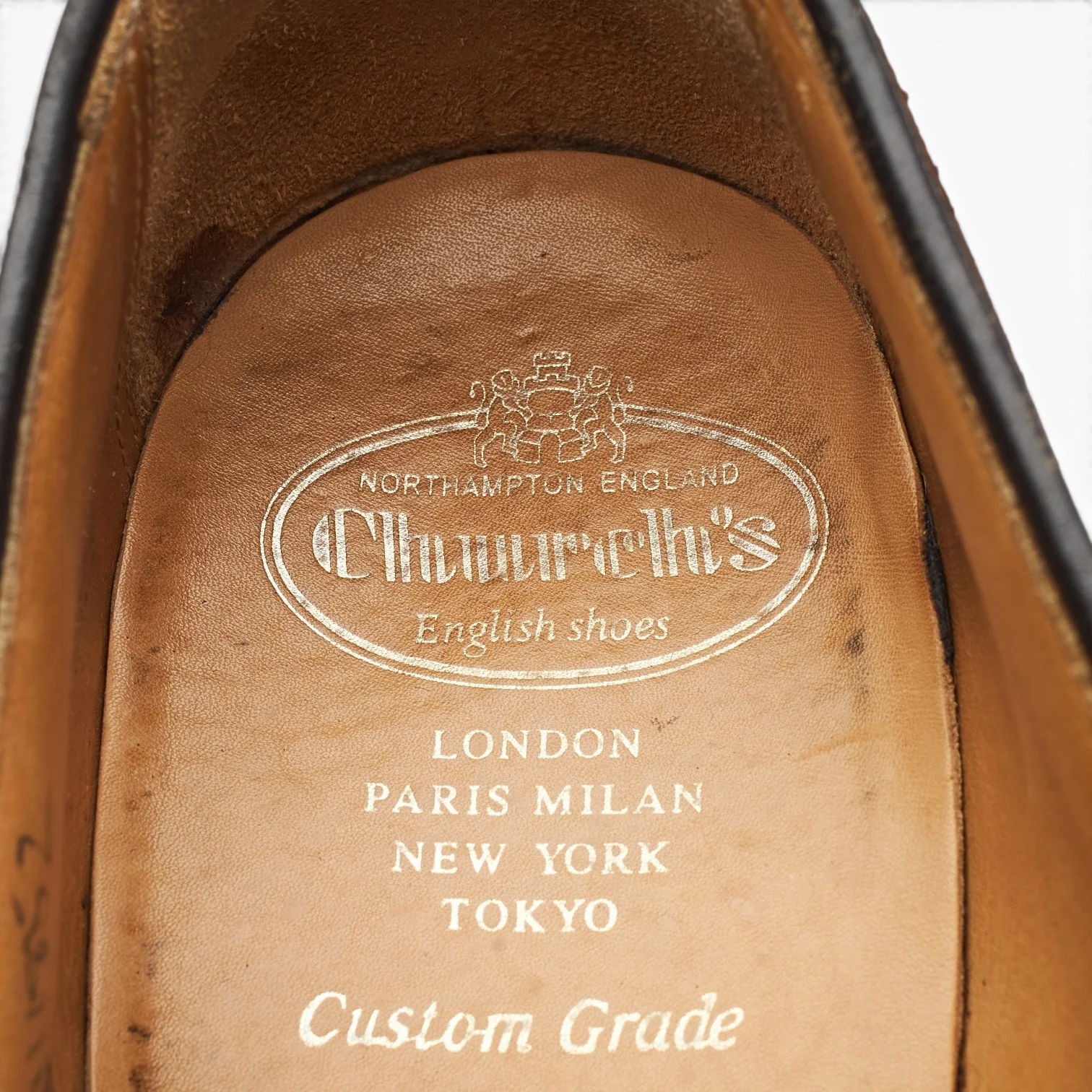 'Swanley' Brown Suede Split Toe Loafers UK 9.5 F - Image 6