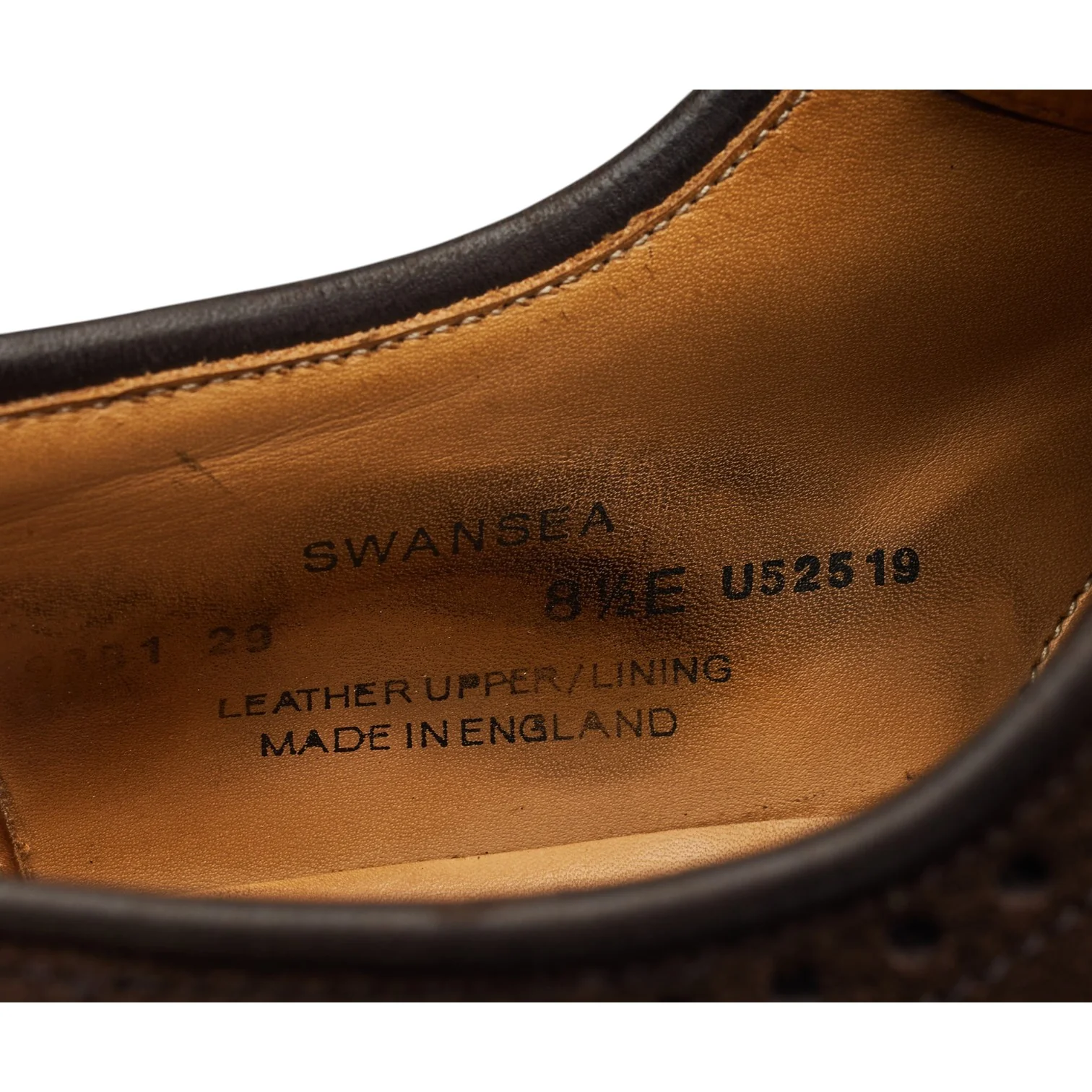 'Swansea' Dark Brown Suede Derby Brogues UK 8.5 E - Image 7
