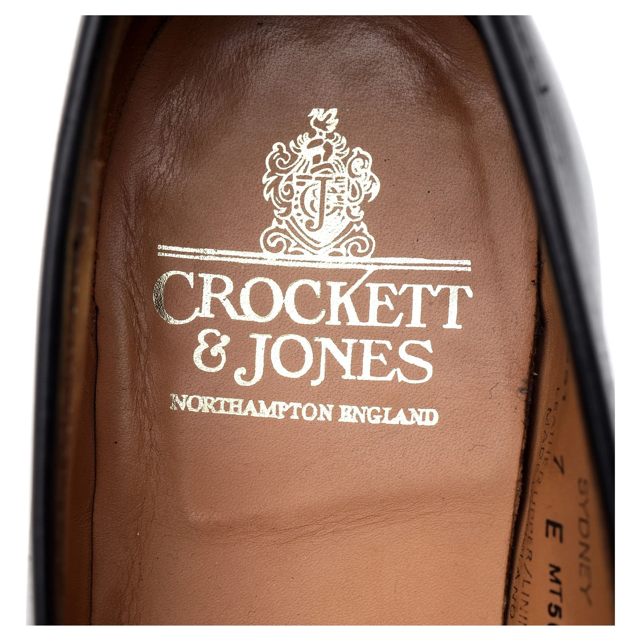 'Sydney' Black Leather Loafers UK 7 E - Image 12