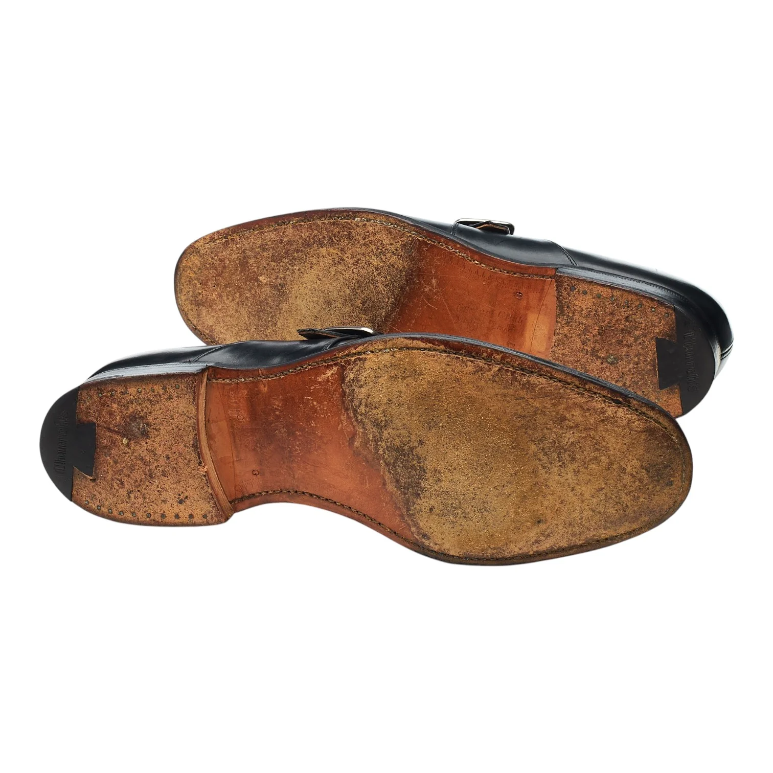 'Sydney' Black Leather Single Monk Strap UK 10 G - Image 5