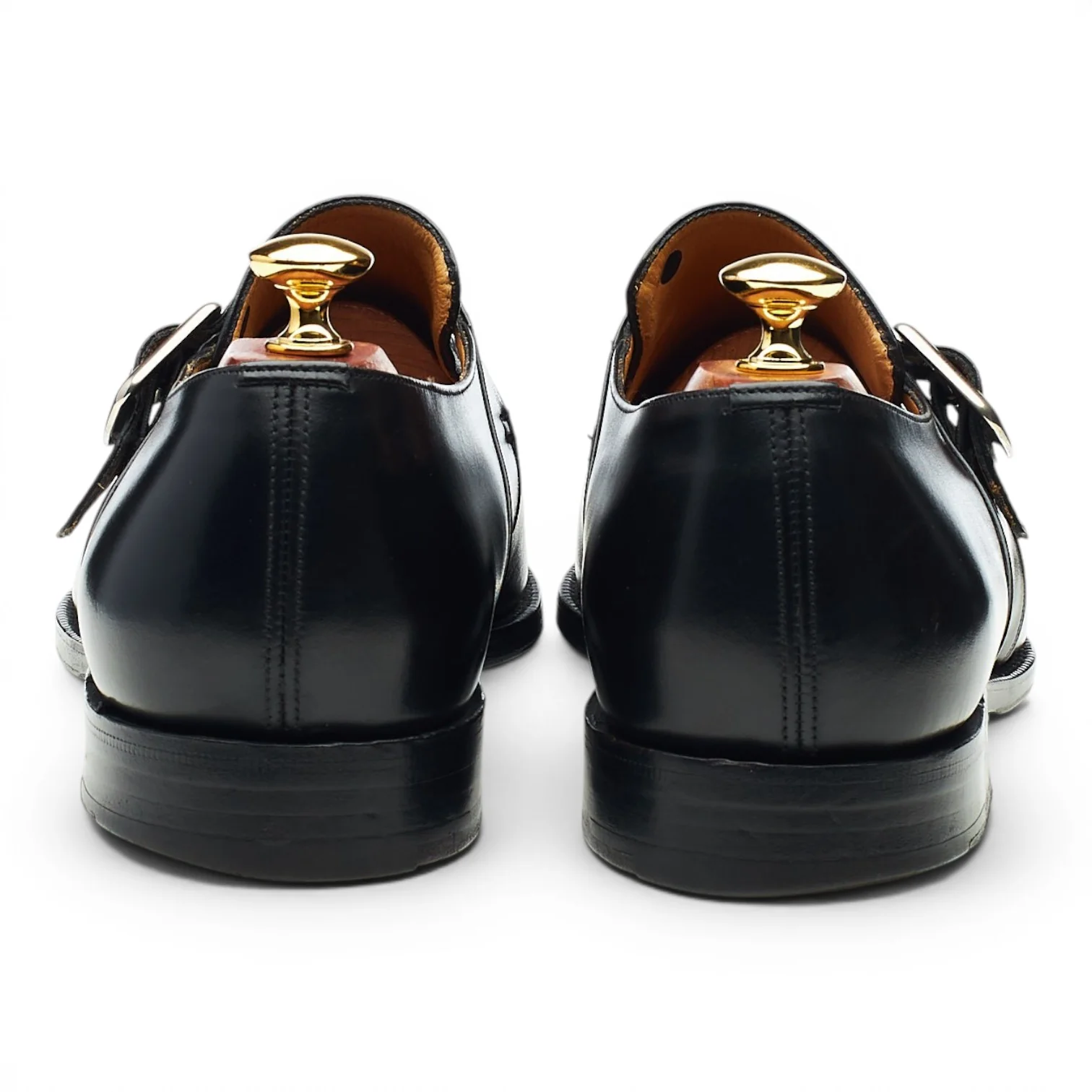 'Sydney' Black Leather Single Monk Strap UK 9.5 G - Image 4