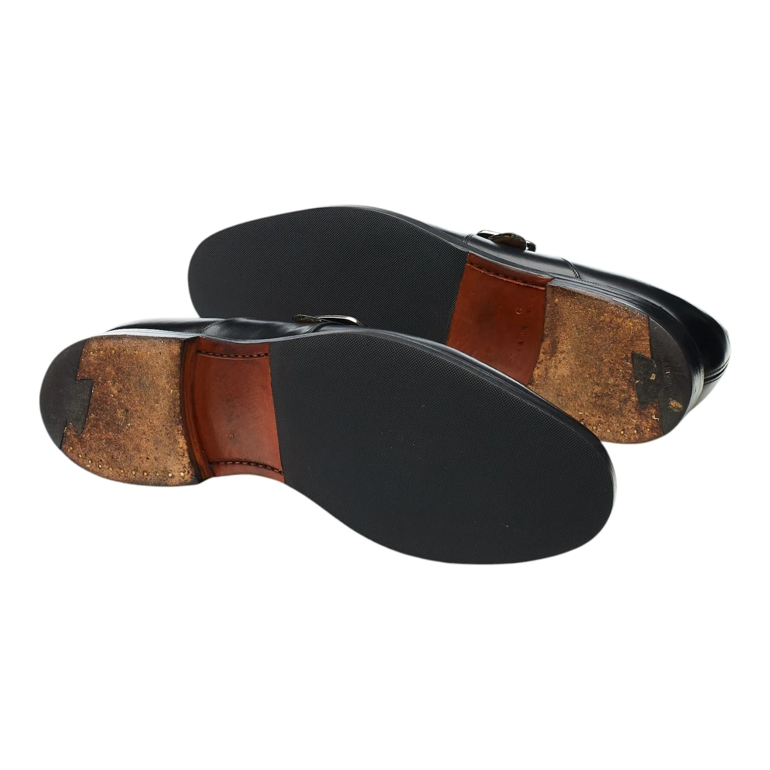 'Sydney' Black Leather Single Monk Strap UK 9.5 G - Image 5