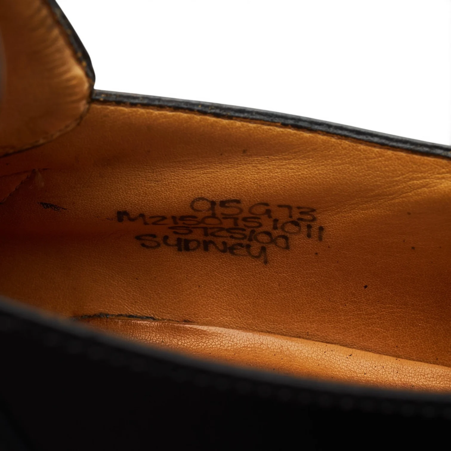 'Sydney' Black Leather Single Monk Strap UK 9.5 G - Image 7