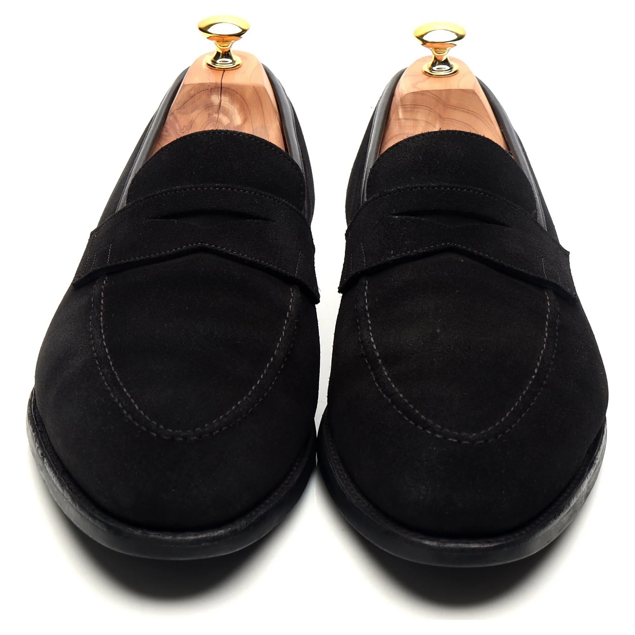 'Sydney' Black Suede Loafers UK 11 E - Image 9