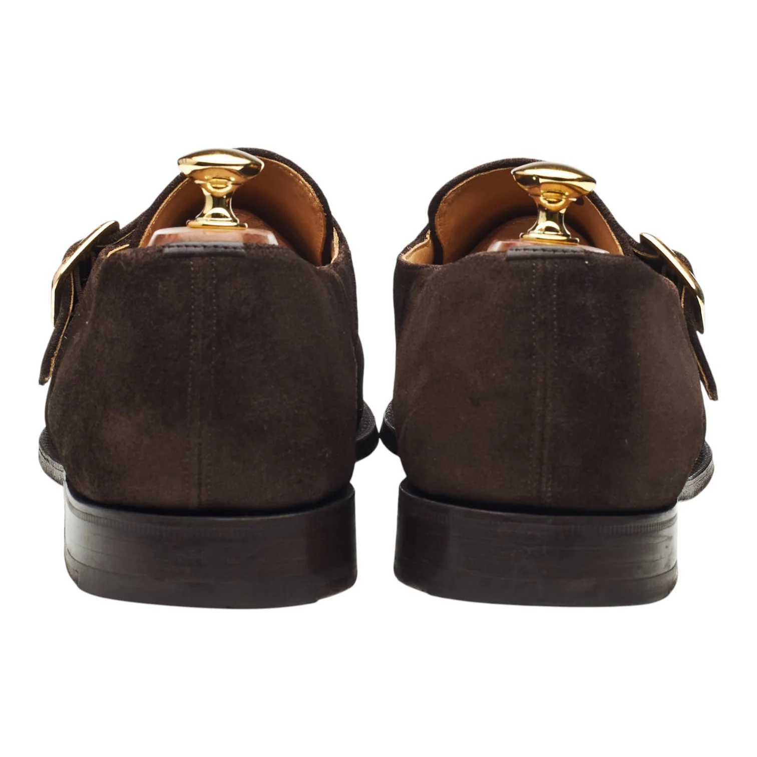 'Sydney' Dark Brown Suede Single Monk Strap UK 9.5 G - Image 4