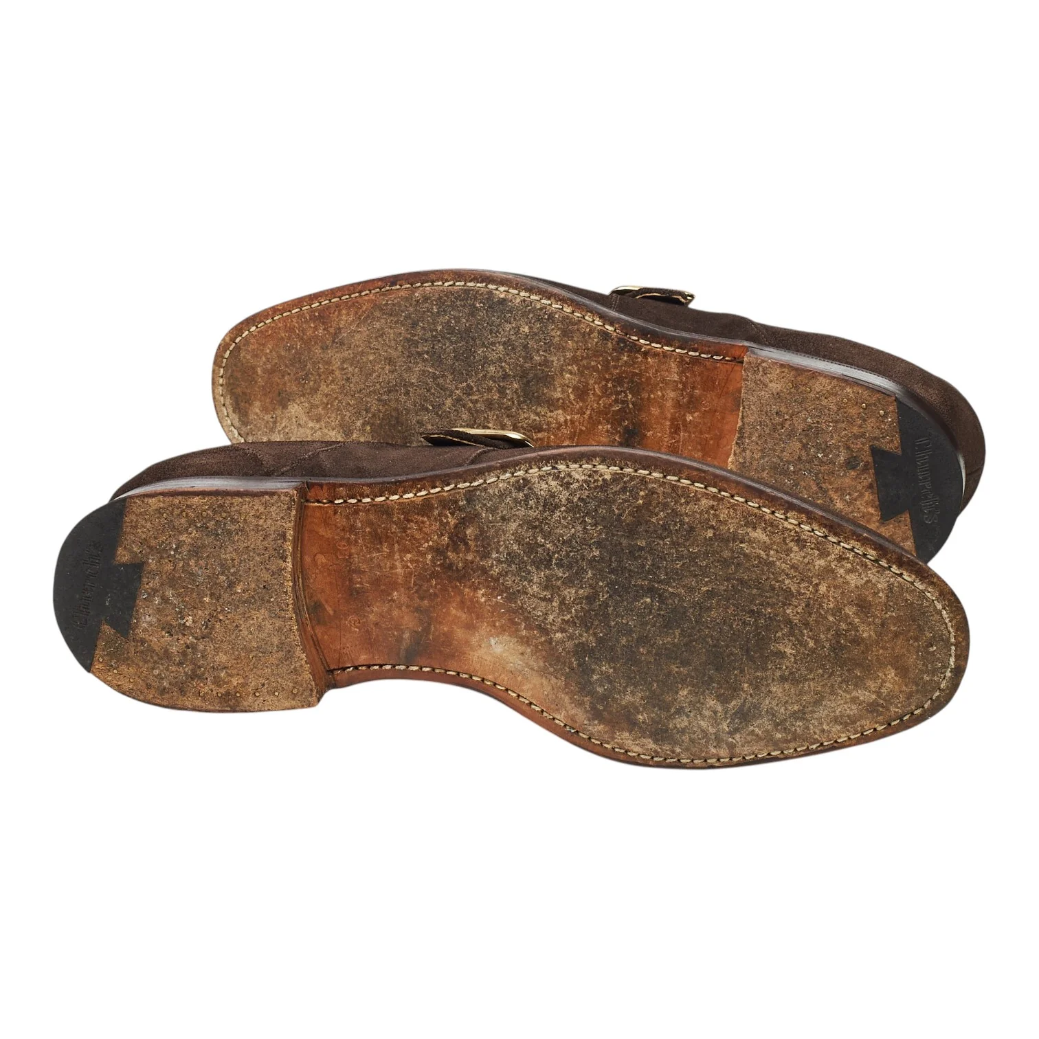 'Sydney' Dark Brown Suede Single Monk Strap UK 9.5 G - Image 5