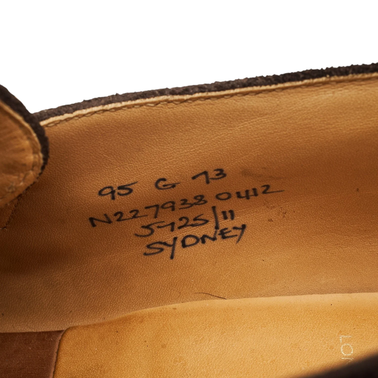 'Sydney' Dark Brown Suede Single Monk Strap UK 9.5 G - Image 7