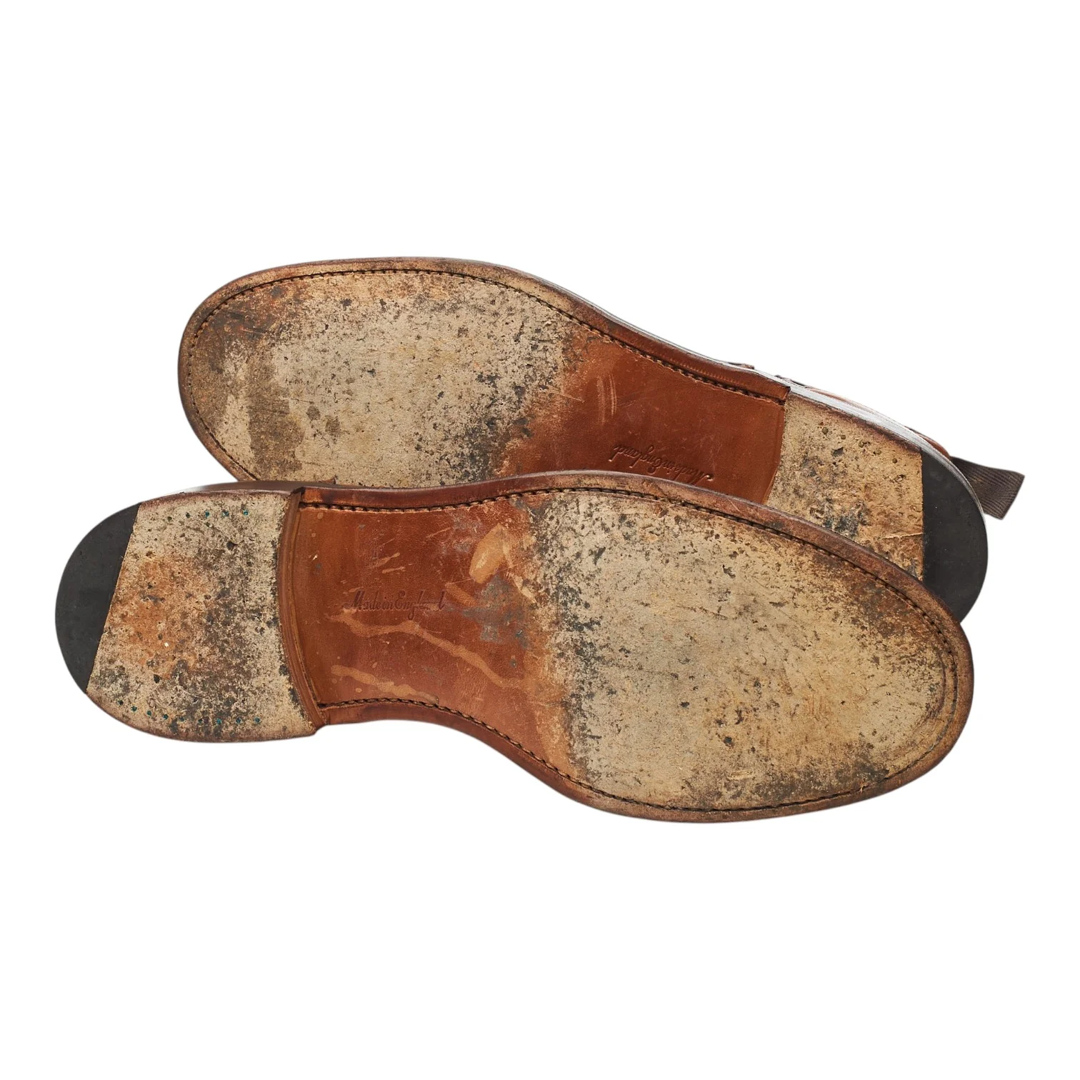 'Tamar' Tan Brown Leather Chelsea Boots UK 9 F - Image 5