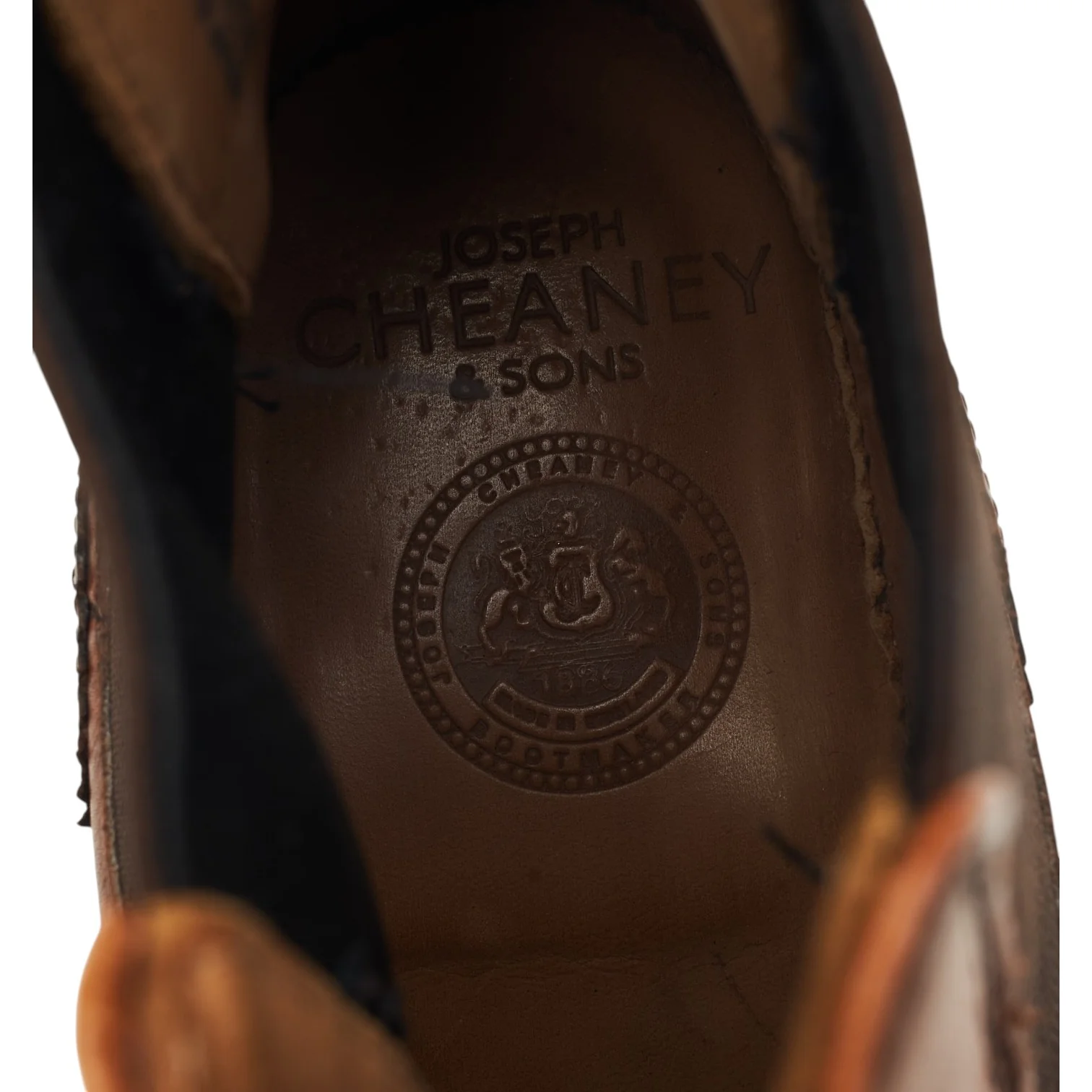 'Tamar' Tan Brown Leather Chelsea Boots UK 9 F - Image 6