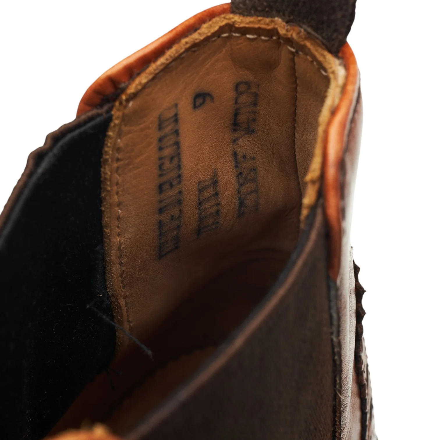 'Tamar' Tan Brown Leather Chelsea Boots UK 9 F - Image 7