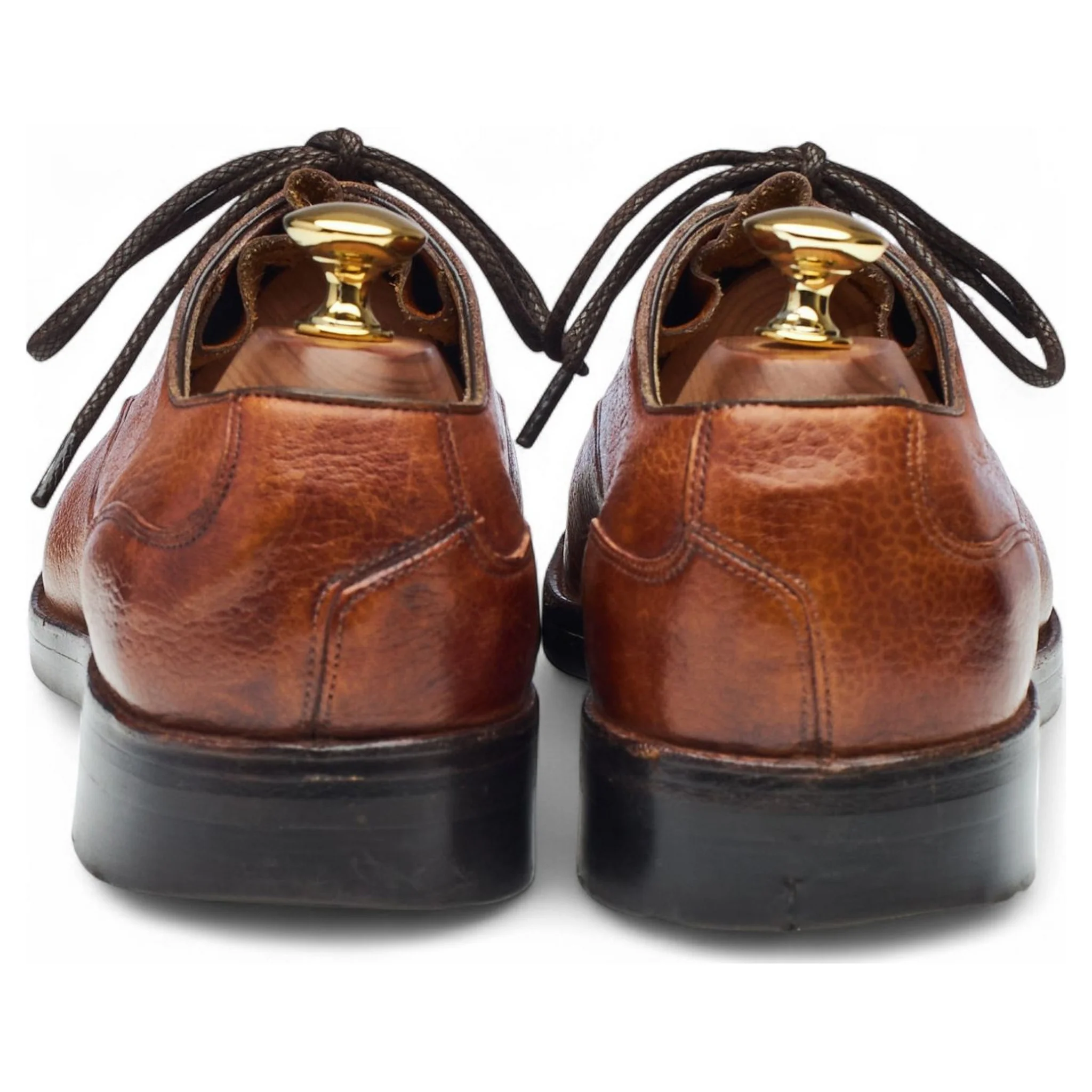 Tan Brown Grain Leather Veldtschoen Derby UK 6.5 E - Image 4
