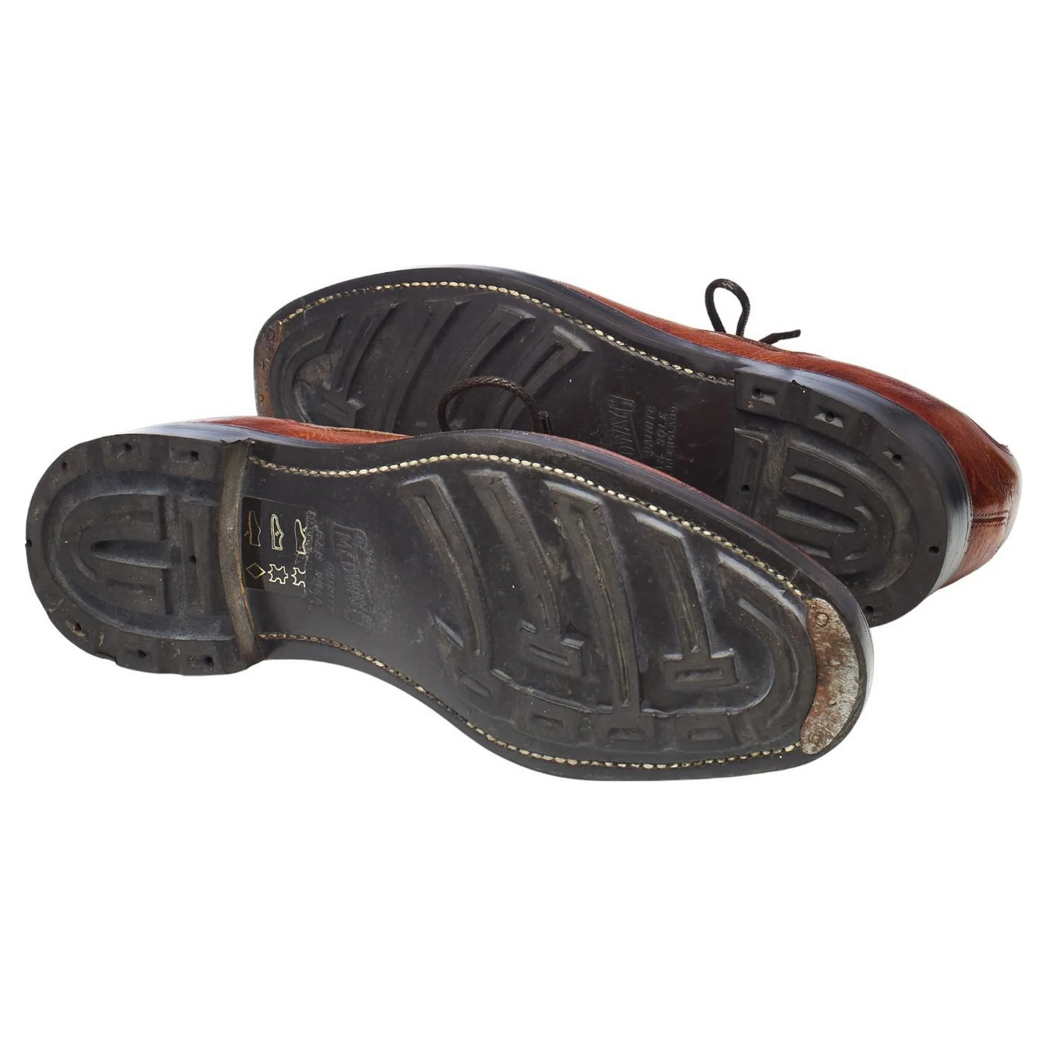 Tan Brown Grain Leather Veldtschoen Derby UK 6.5 E - Image 5