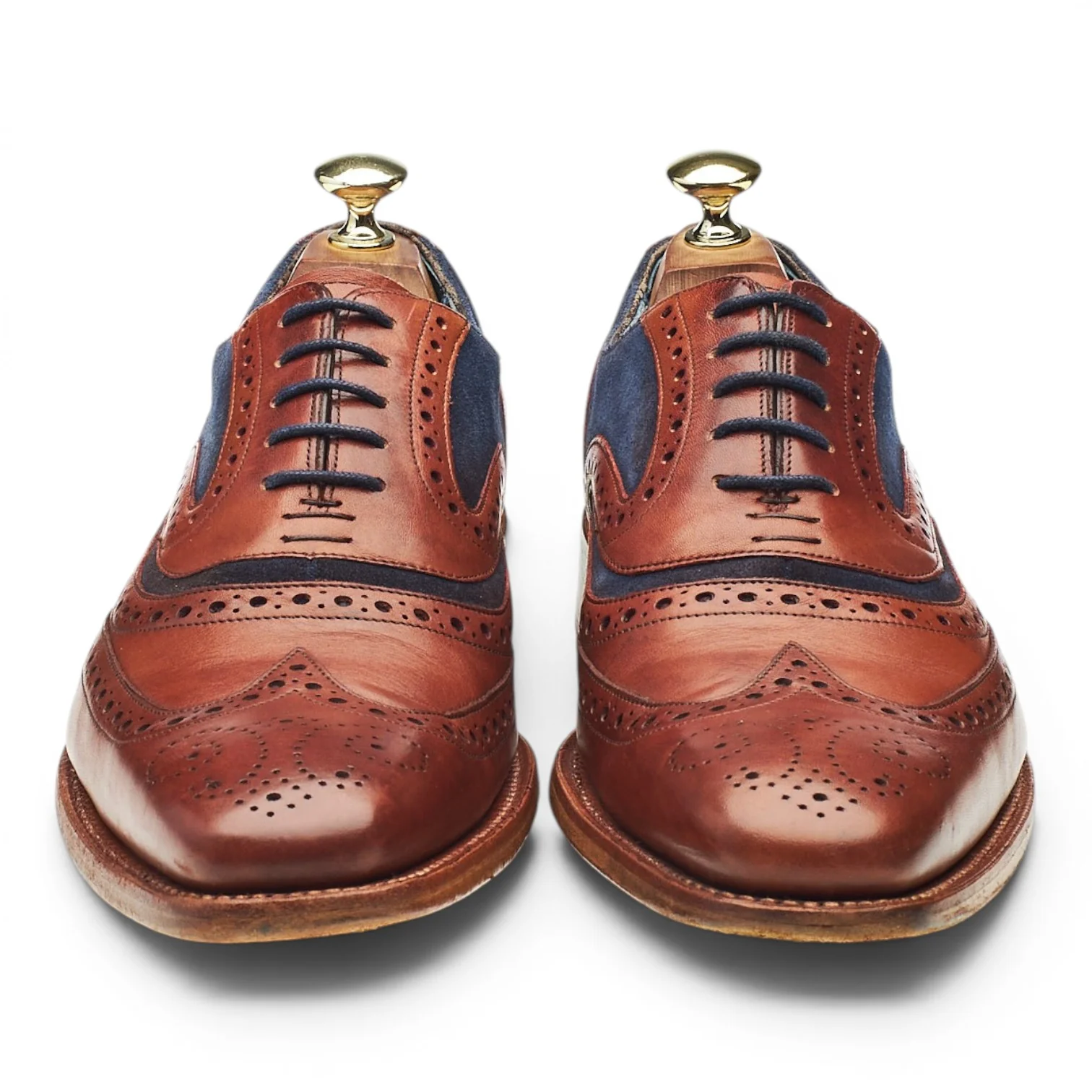 'McClean' Tan Brown Leather Oxford Brogues UK 7 F - Image 2