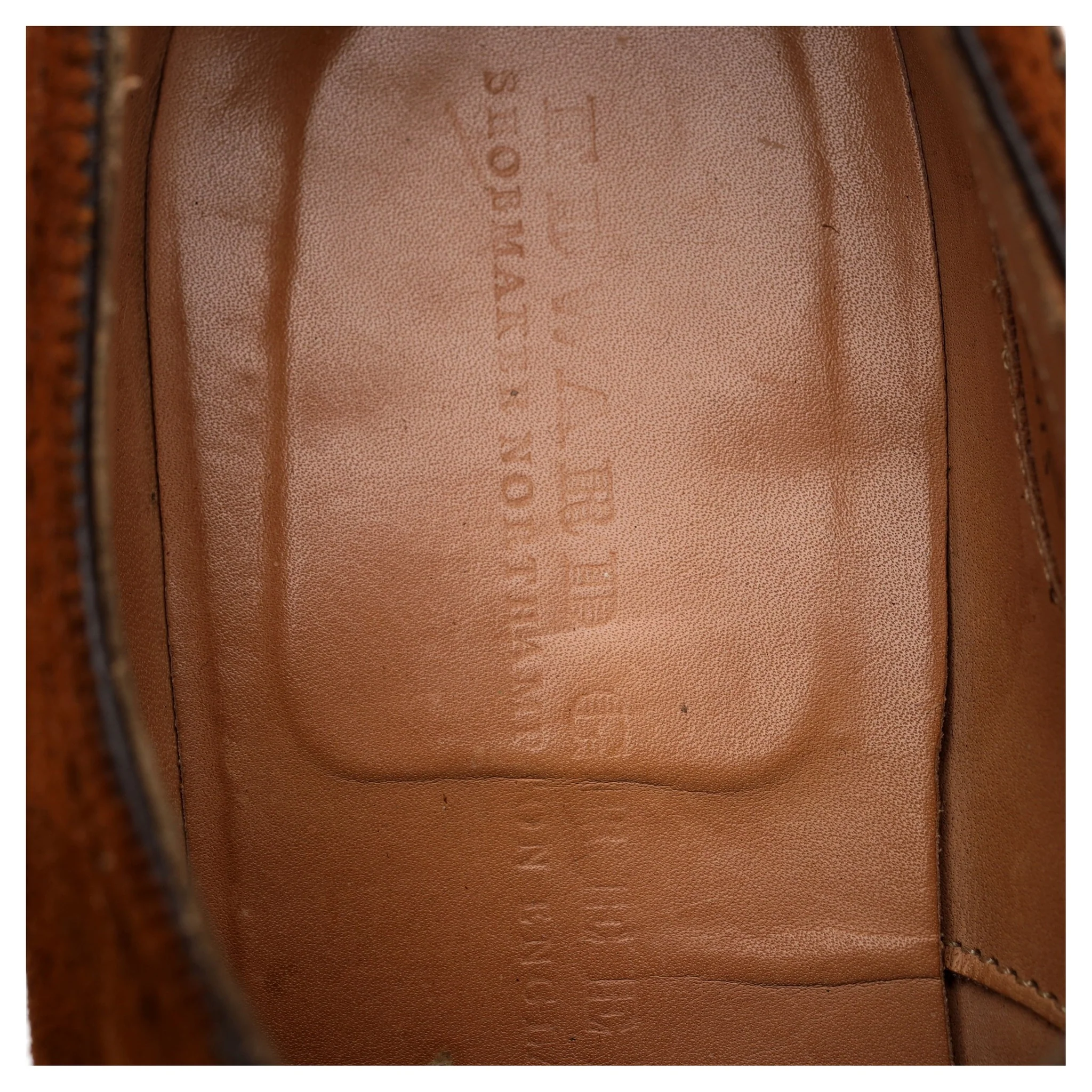 'Southwold' Tan Brown Leather / Suede Oxford UK 7 E - Image 6