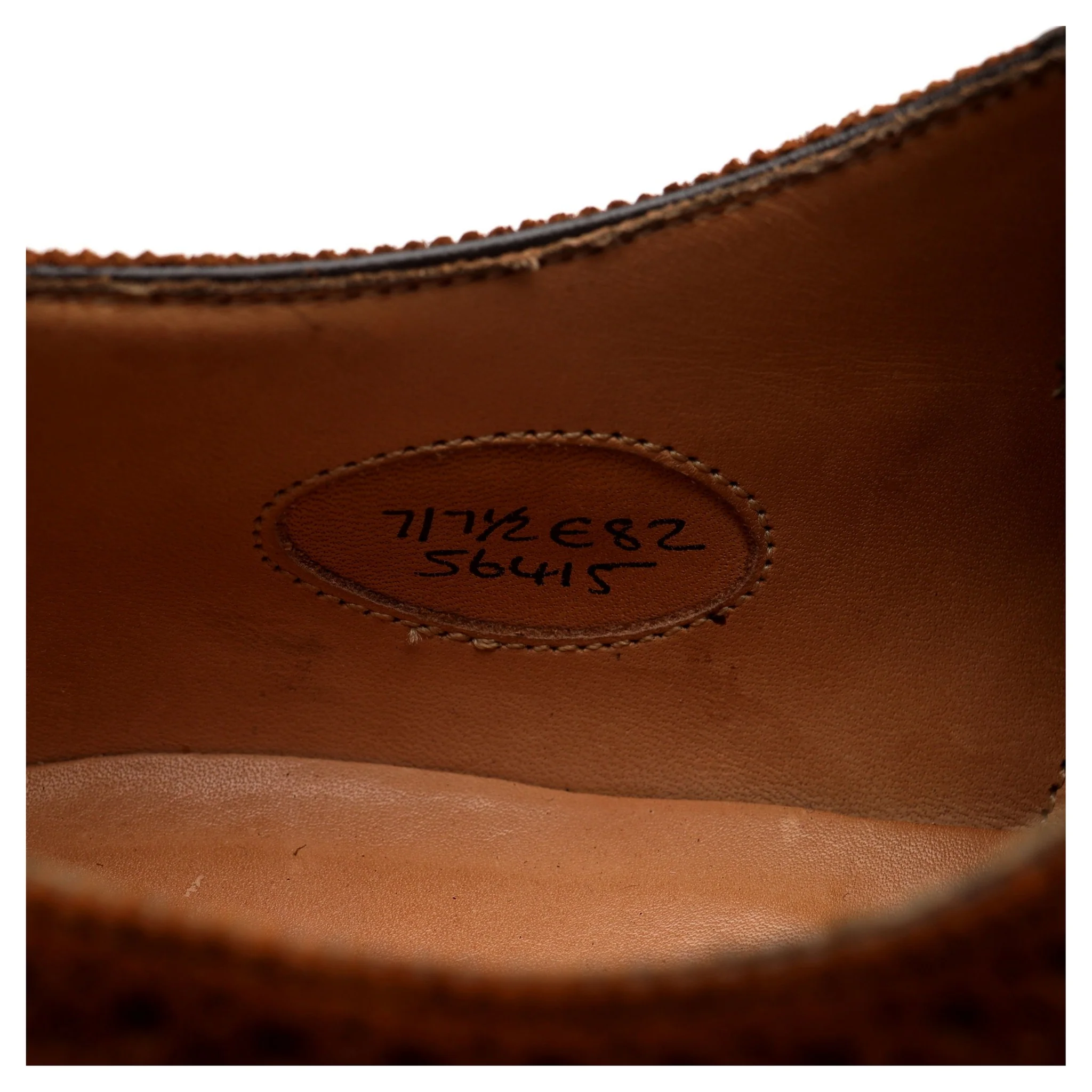 'Southwold' Tan Brown Leather / Suede Oxford UK 7 E - Image 7