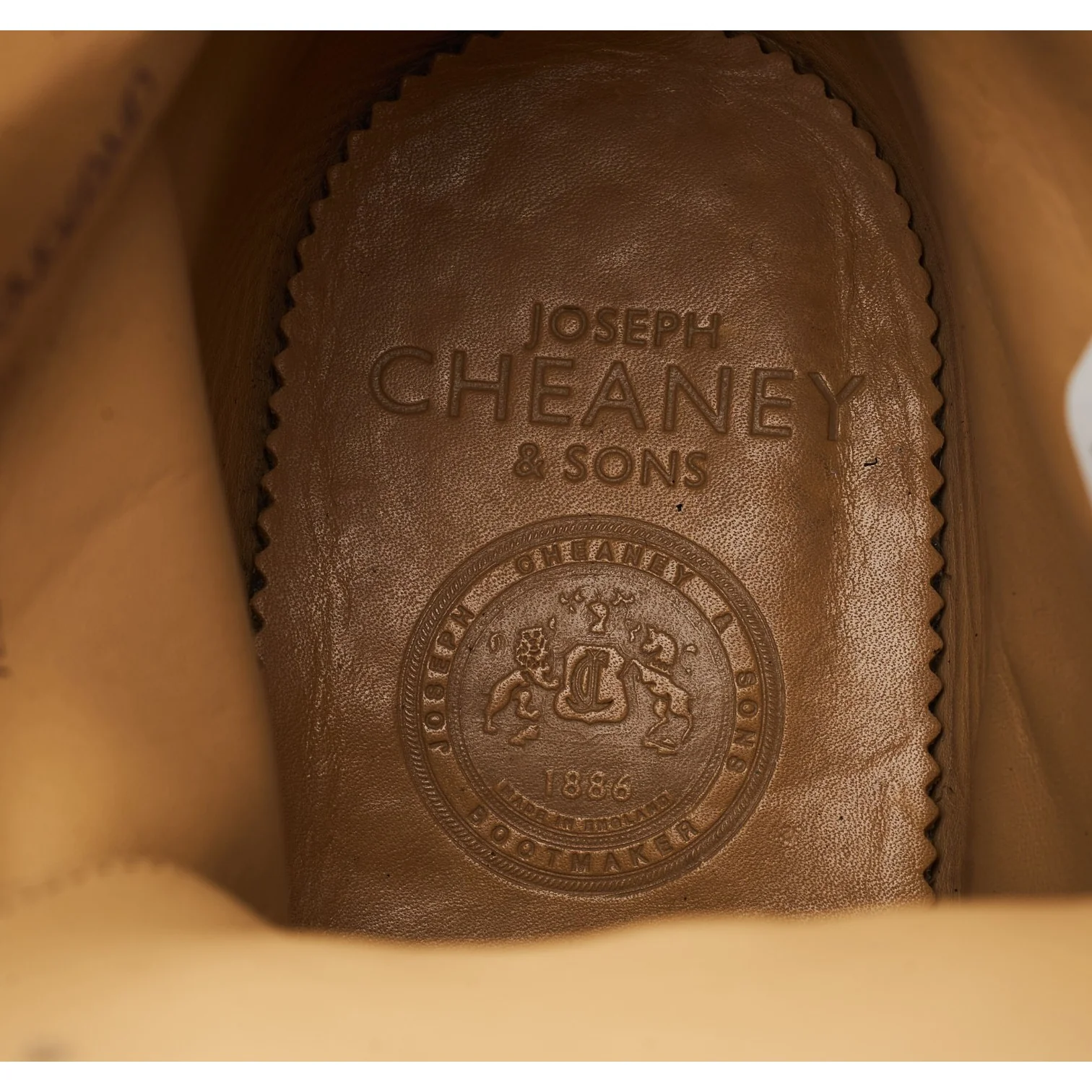 Tan Brown Leather Moc Toe Boots UK 9 F - Image 6