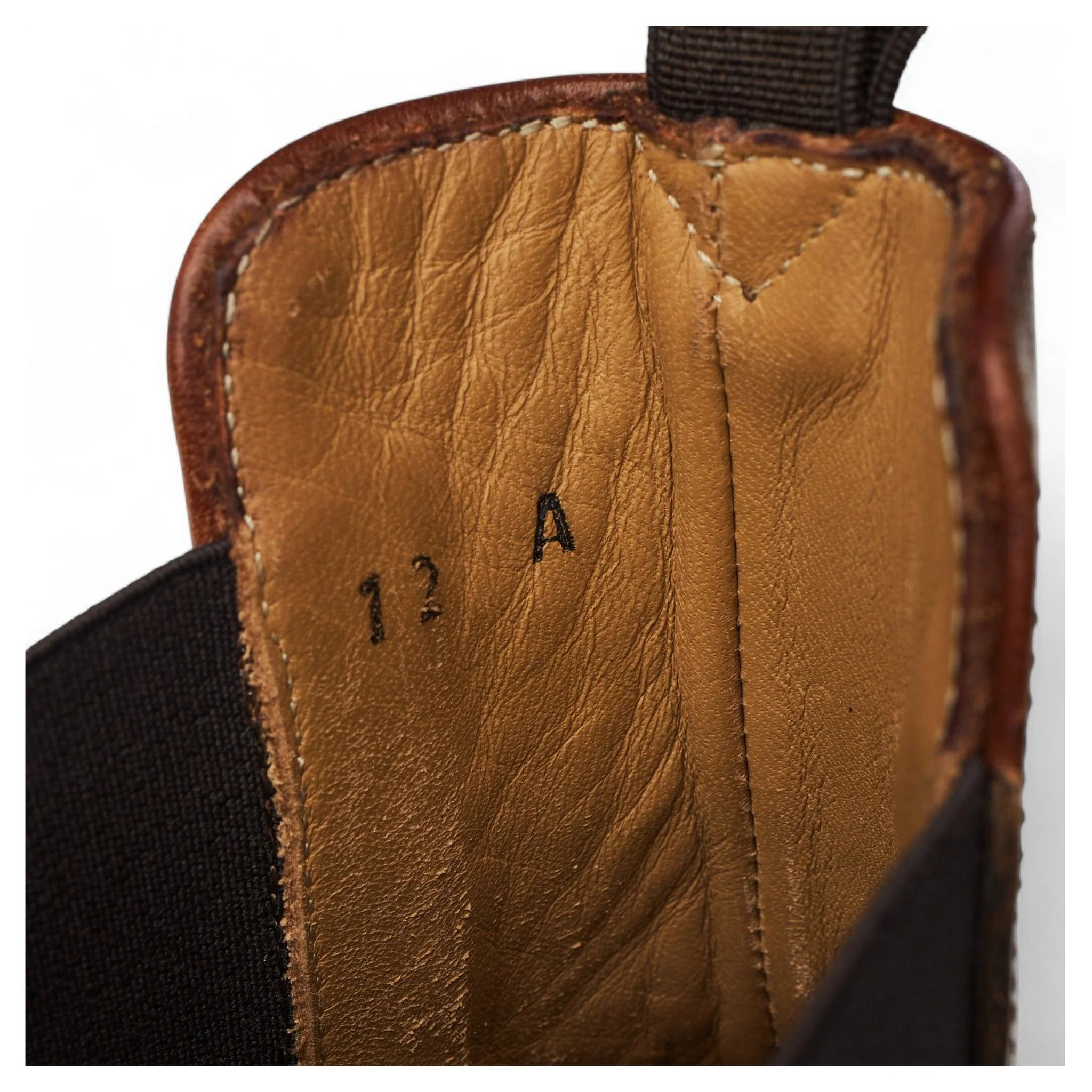 Stitchdown Brown Horsebutt Leather Chelsea Boots UK 11 US 12 - Image 7