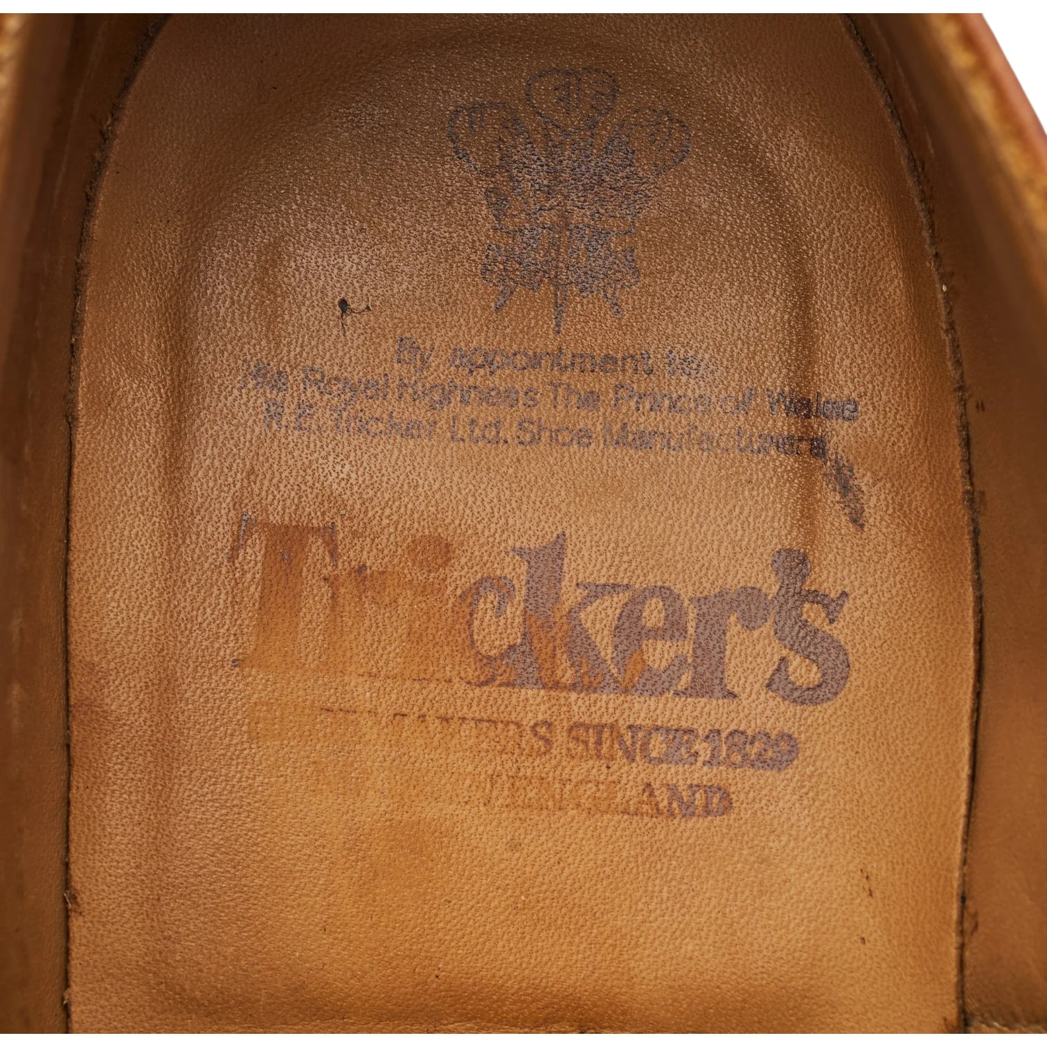 Tan Brown Leather Derby UK 9 - Image 6