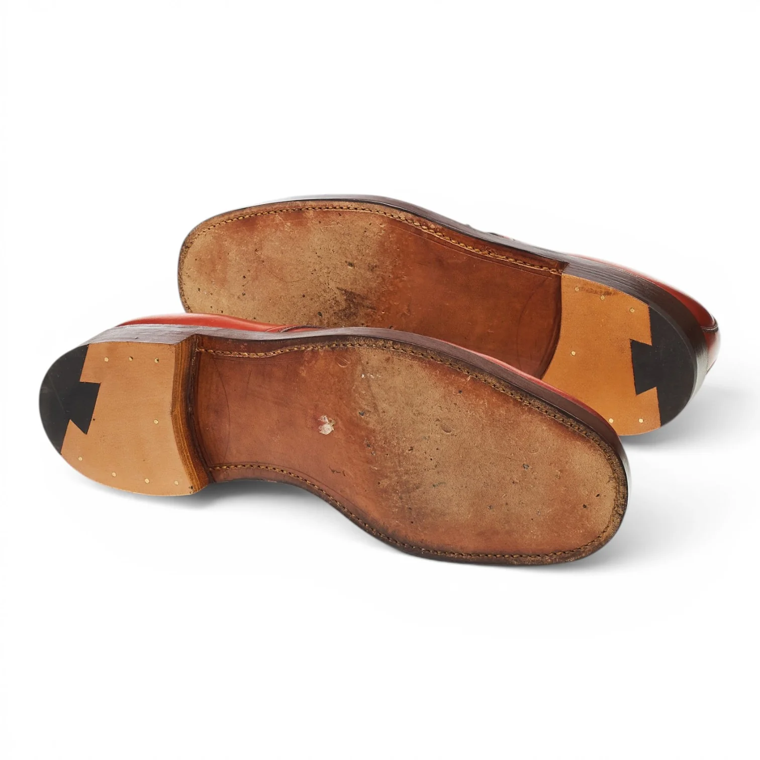 Tan Brown Leather Derby UK 7.5 E - Image 5