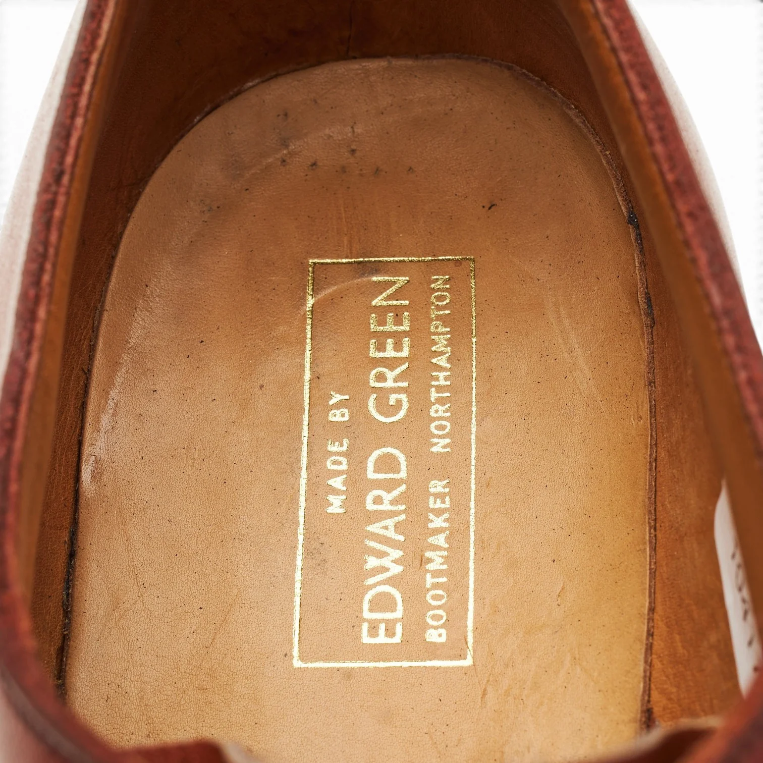 Tan Brown Leather Derby UK 7.5 E - Image 6