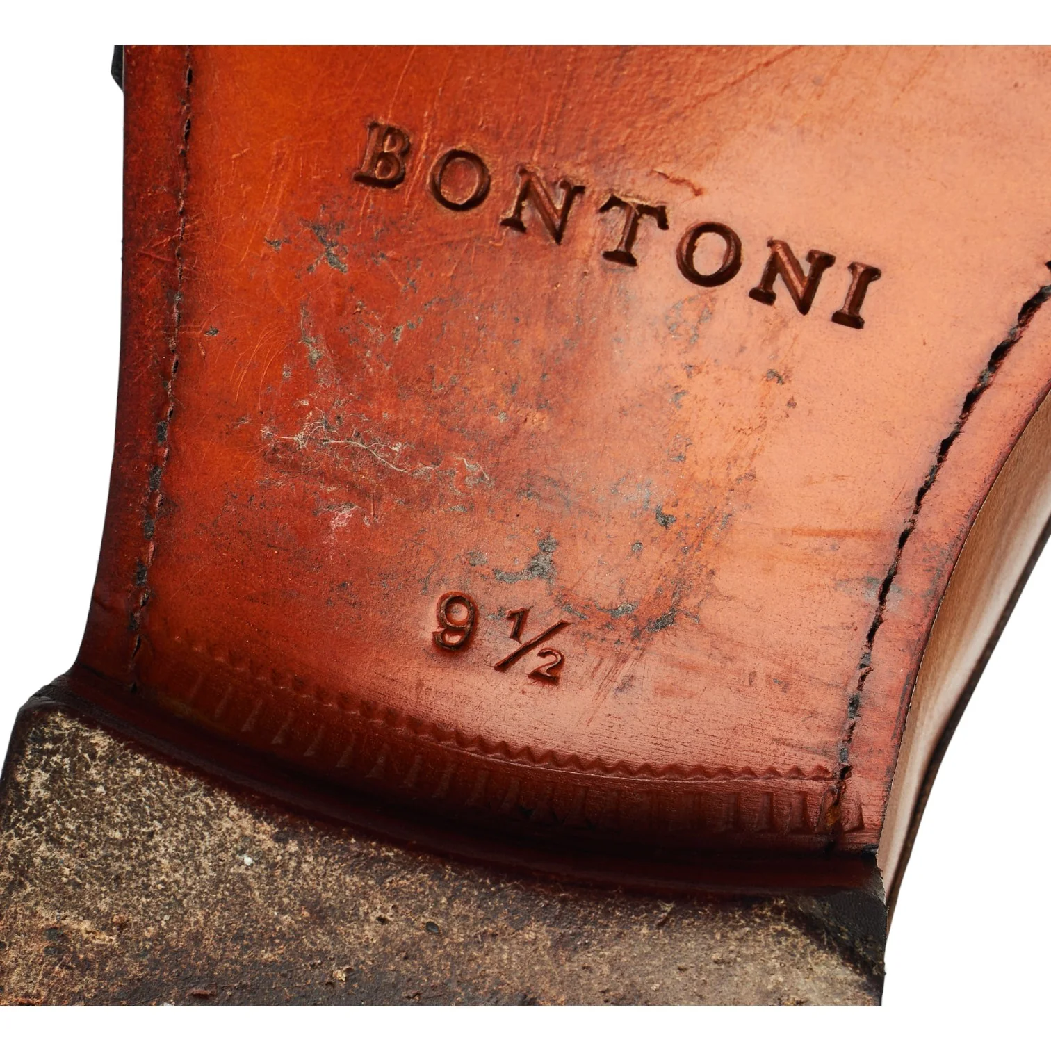Tan Brown Museum Leather Double Monk Strap UK 9.5 - Image 7