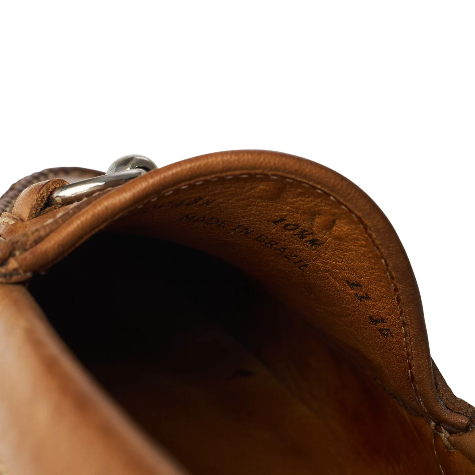 Tan Brown Leather Horsebit Loafers UK 9.5 US 10.5 - Image 8