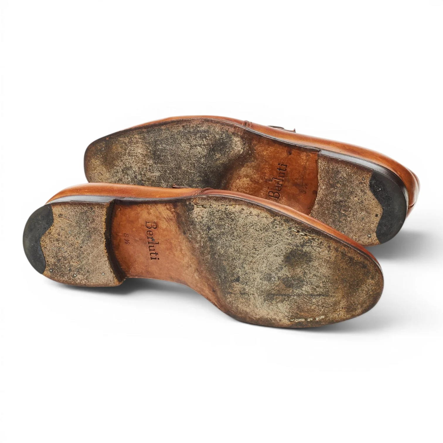 Tan Brown Leather Monk Strap UK 8.5 - Image 5