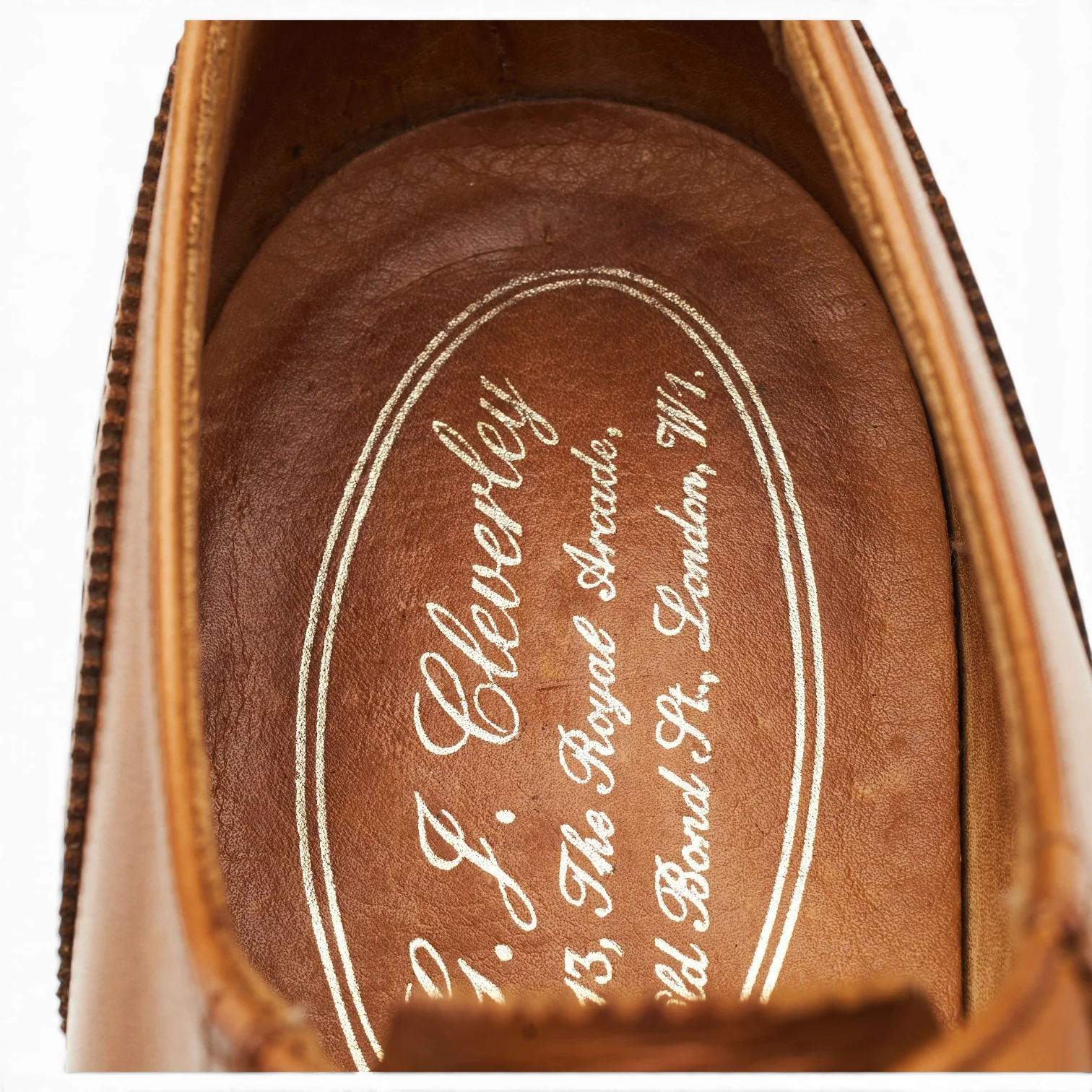 Tan Brown Leather Oxford Brogues UK 7 E - Image 7