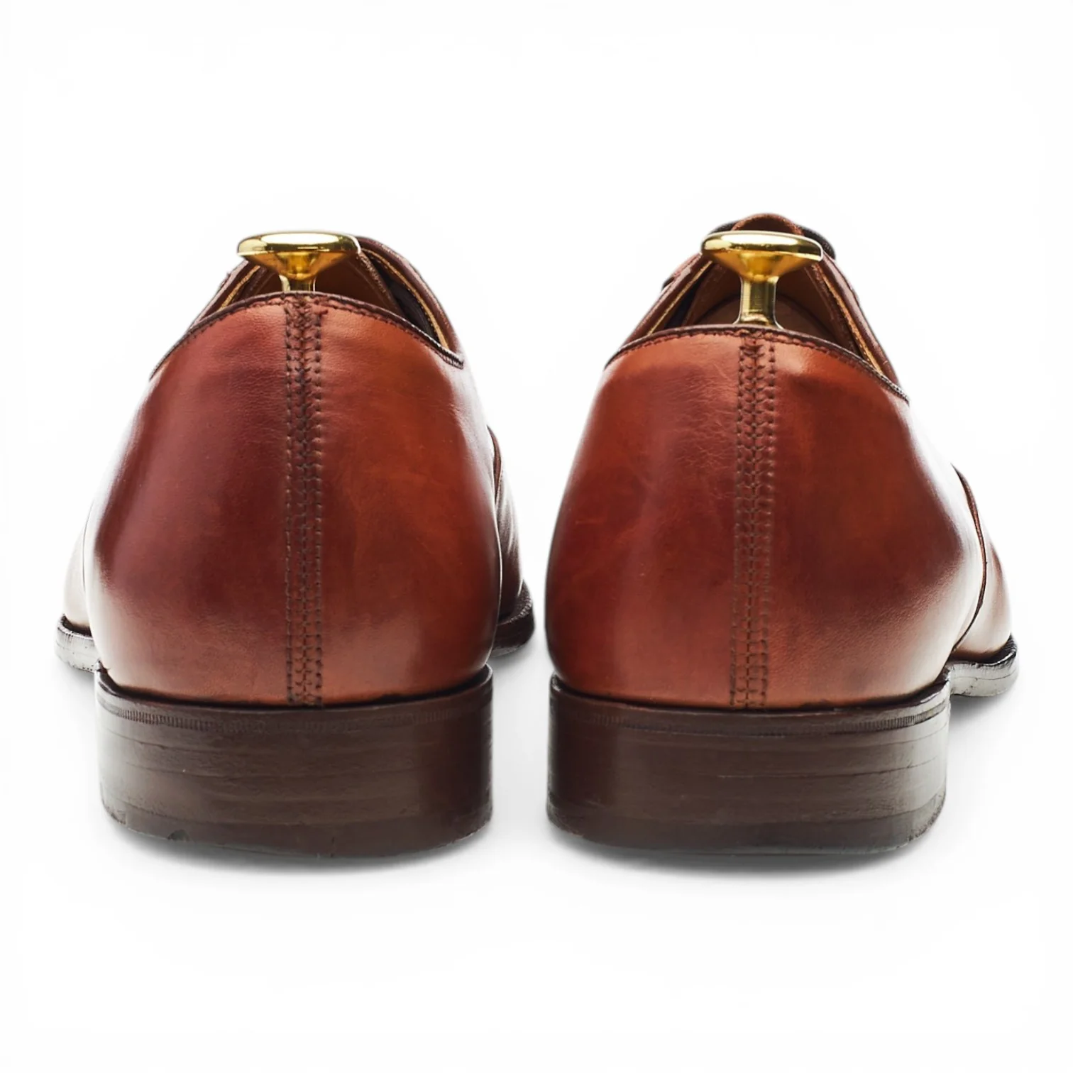Tan Brown Leather Oxford UK 8.5 - Image 4