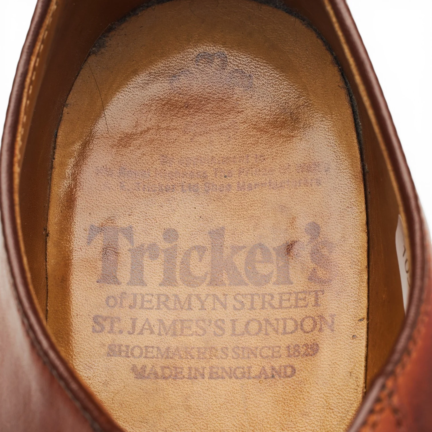 Tan Brown Leather Oxford UK 8.5 - Image 6