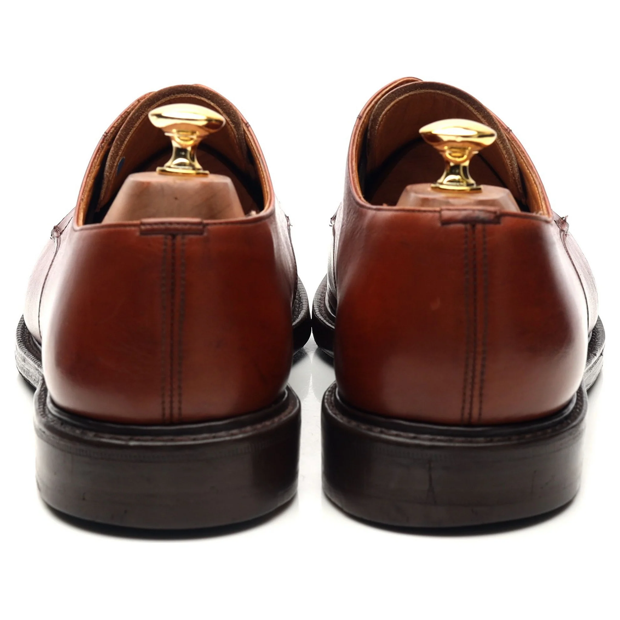 'Dartmoor' Tan Brown Leather Split Toe Derby UK 10 G - Image 4