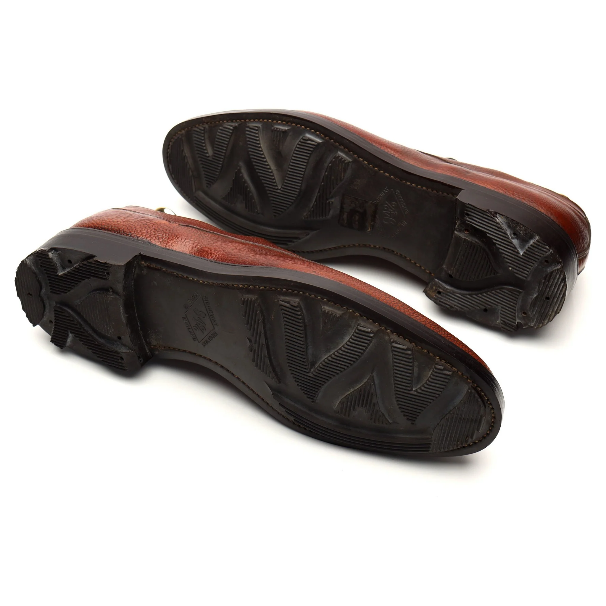 Tan Brown Leather Veldtschoen Derby UK 9 E - Image 5